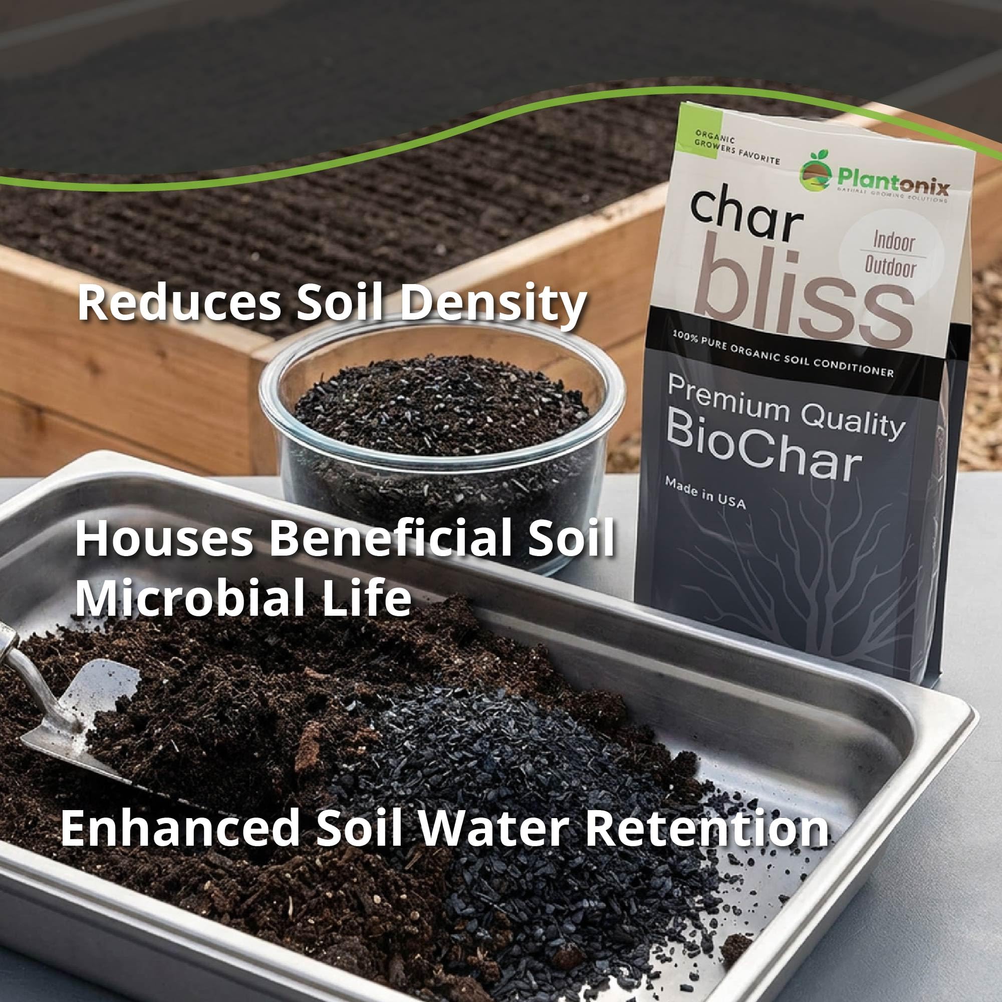 Coco Bliss (10lbs) - Organic Coco Coir for Plants - OMRI-Listed Coco Coir Brick for Garden Soil & Potting Mixes - Coconut Fiber Substrate Mixes with Potting Soil for Indoor Plants & Outdoor Plants