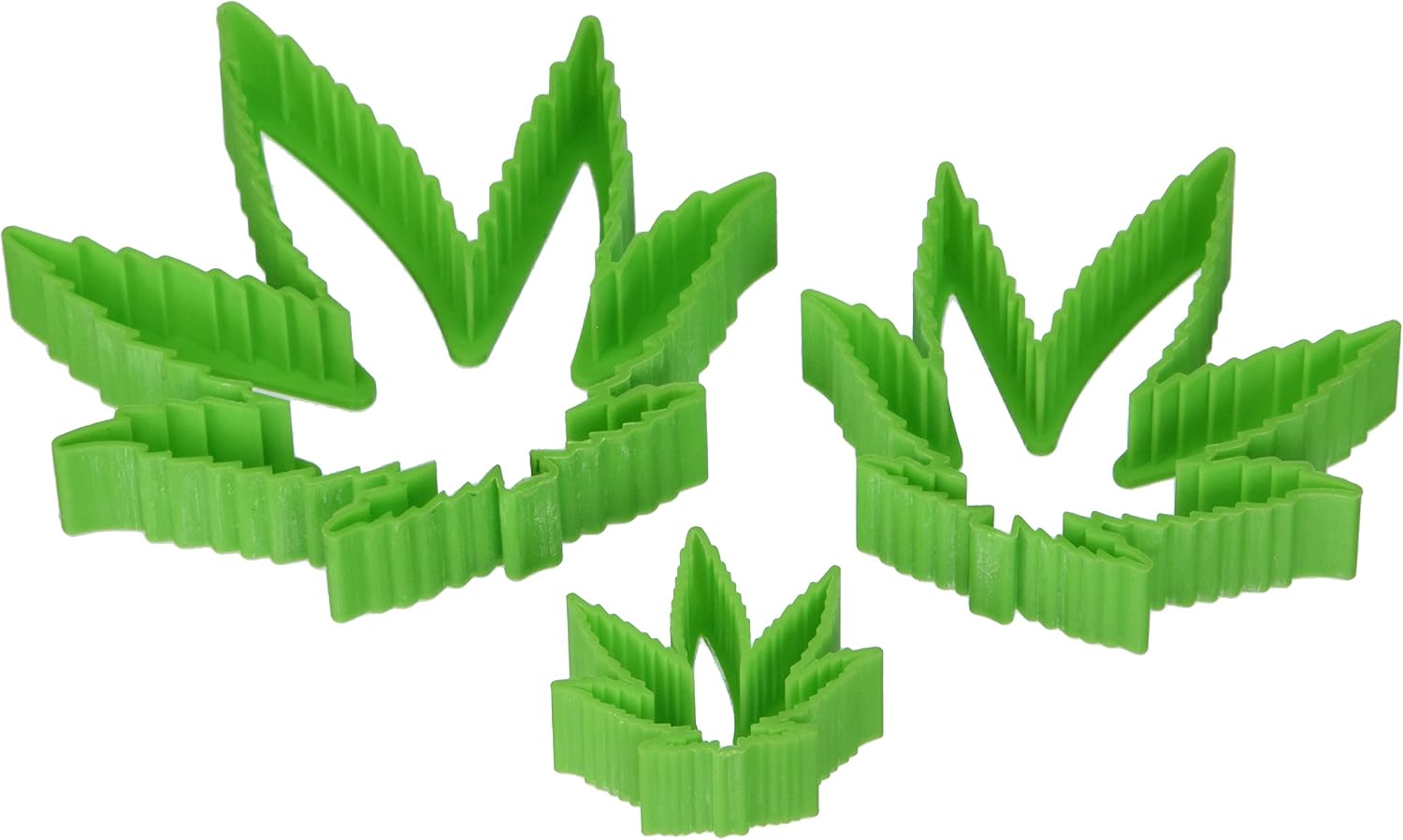 Marijuana Leaf (Cannabis) Cookie Cutter Set