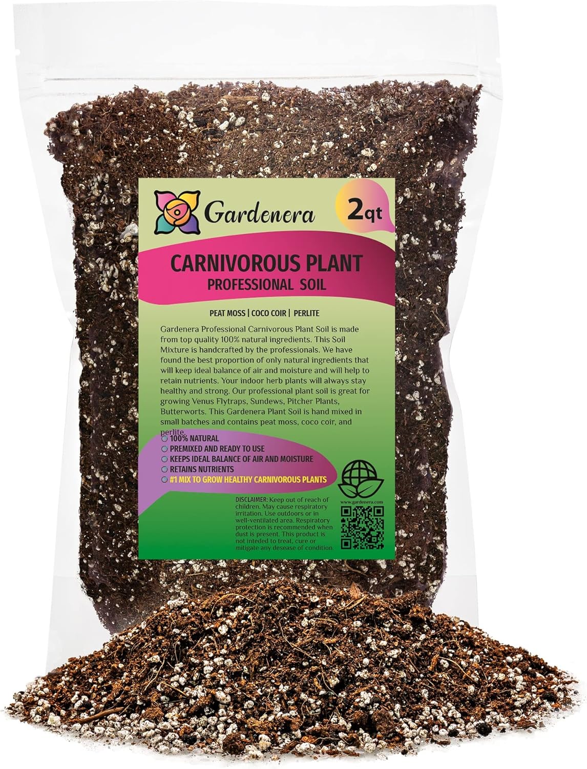 Premium JUST-ADD-Water Potting Soil Mix - Optimal Nutrient-Rich Blend for Thriving and HIGH-Yield Herbal Plants - 3 Quart