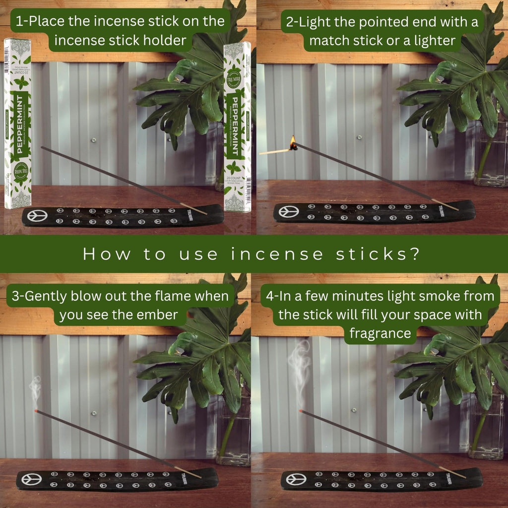 Cannabis Scented Incense Sticks - Total 40 Insence-Sticks - Dual Pack of 20 Insense - Inciensos - Inscents - Natural Non Toxic Ingredients - Incents - Incence - Inscense - Insents