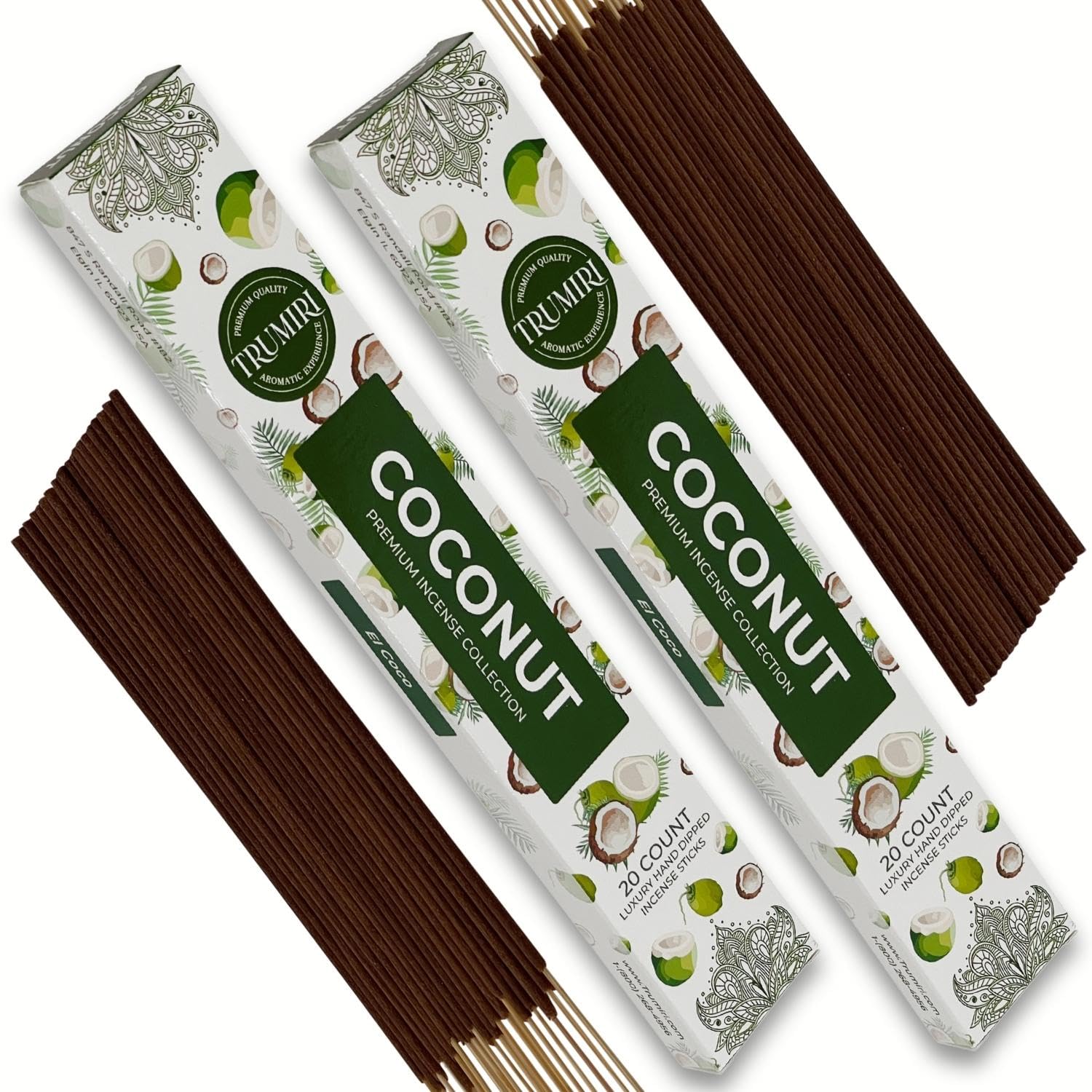Cannabis Scented Incense Sticks - Total 40 Insence-Sticks - Dual Pack of 20 Insense - Inciensos - Inscents - Natural Non Toxic Ingredients - Incents - Incence - Inscense - Insents