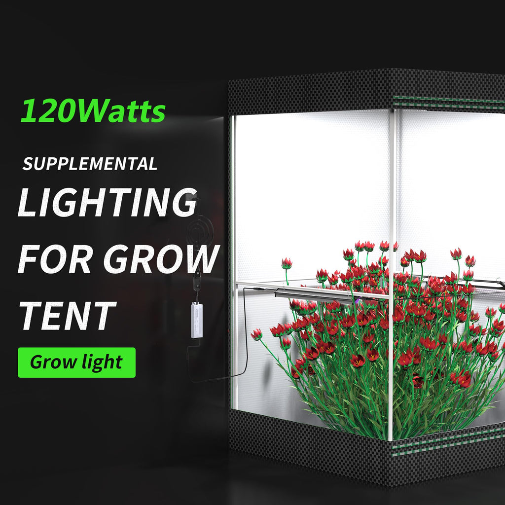 Under Canopy Led Grow Light Bars Full Spectrum Led Grow Lamps Grow Lights for Indoor Plants Dimmable Daisy Chain for Grow Lights Supplemental Lighting for Grow Tent