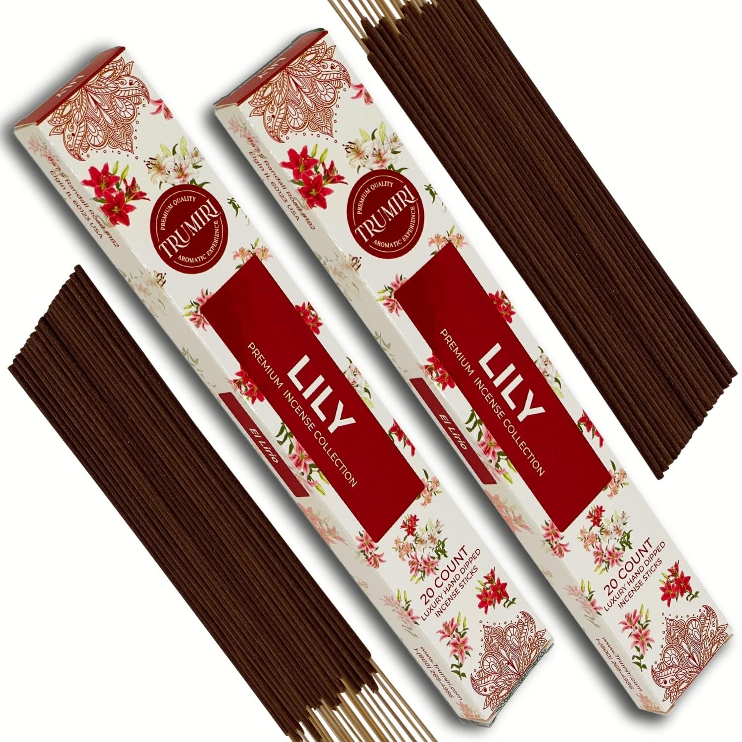 Cannabis Scented Incense Sticks - Total 40 Insence-Sticks - Dual Pack of 20 Insense - Inciensos - Inscents - Natural Non Toxic Ingredients - Incents - Incence - Inscense - Insents