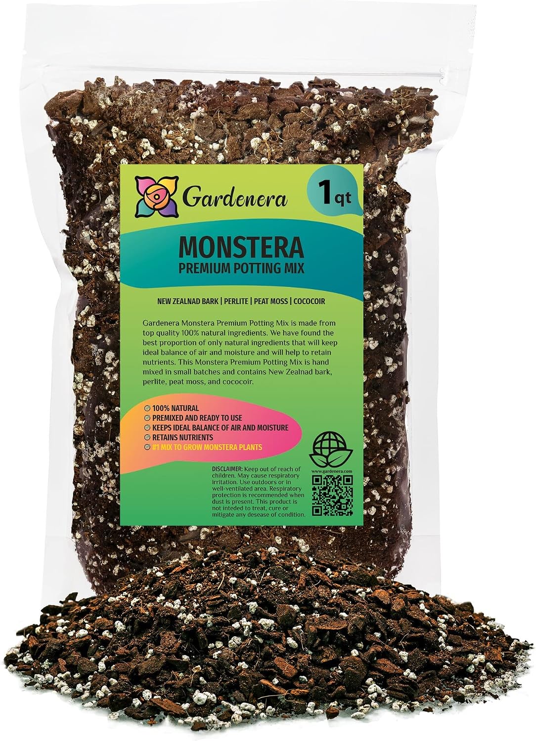 Premium JUST-ADD-Water Potting Soil Mix - Optimal Nutrient-Rich Blend for Thriving and HIGH-Yield Herbal Plants - 3 Quart