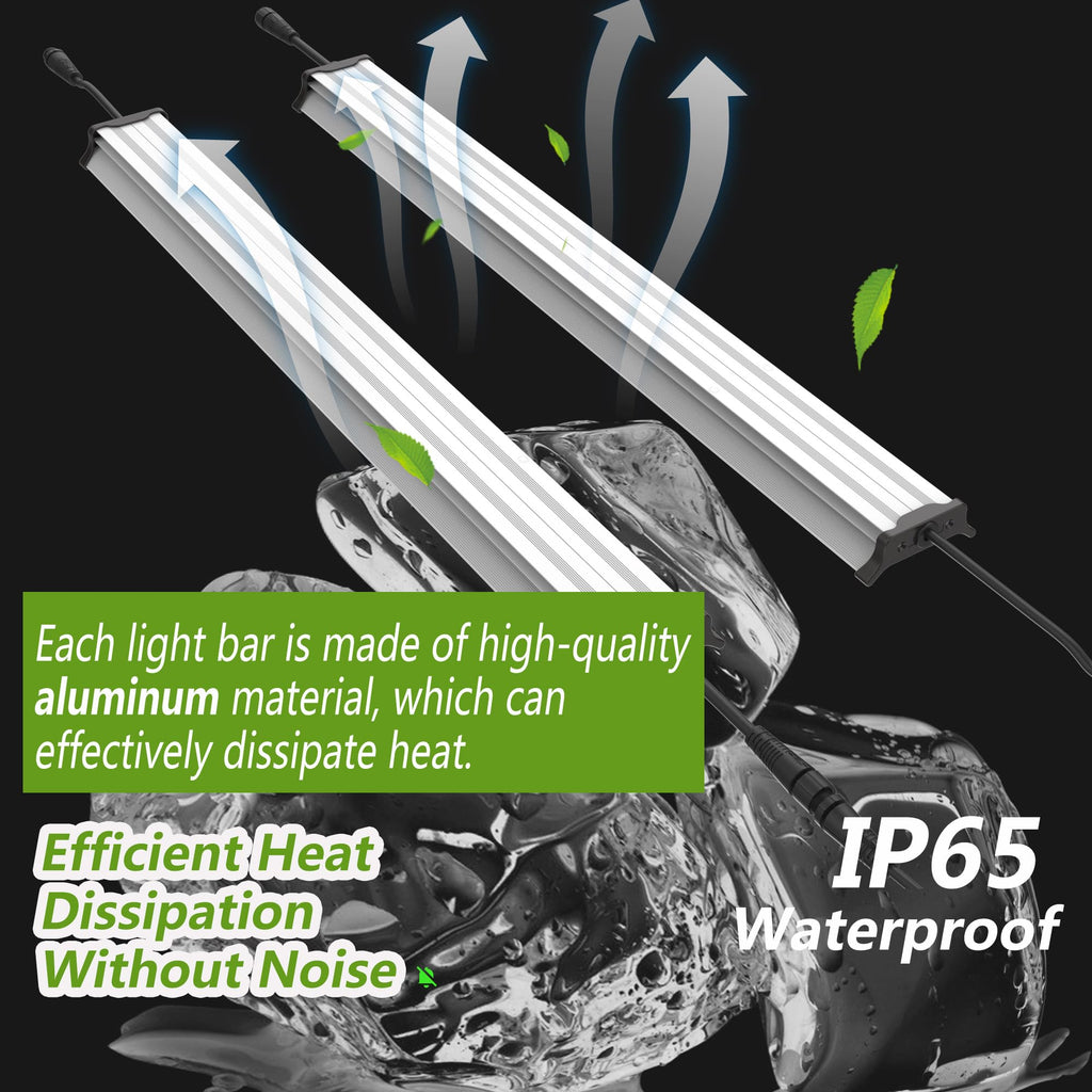 Under Canopy Led Grow Light Bars Full Spectrum Led Grow Lamps Grow Lights for Indoor Plants Dimmable Daisy Chain for Grow Lights Supplemental Lighting for Grow Tent