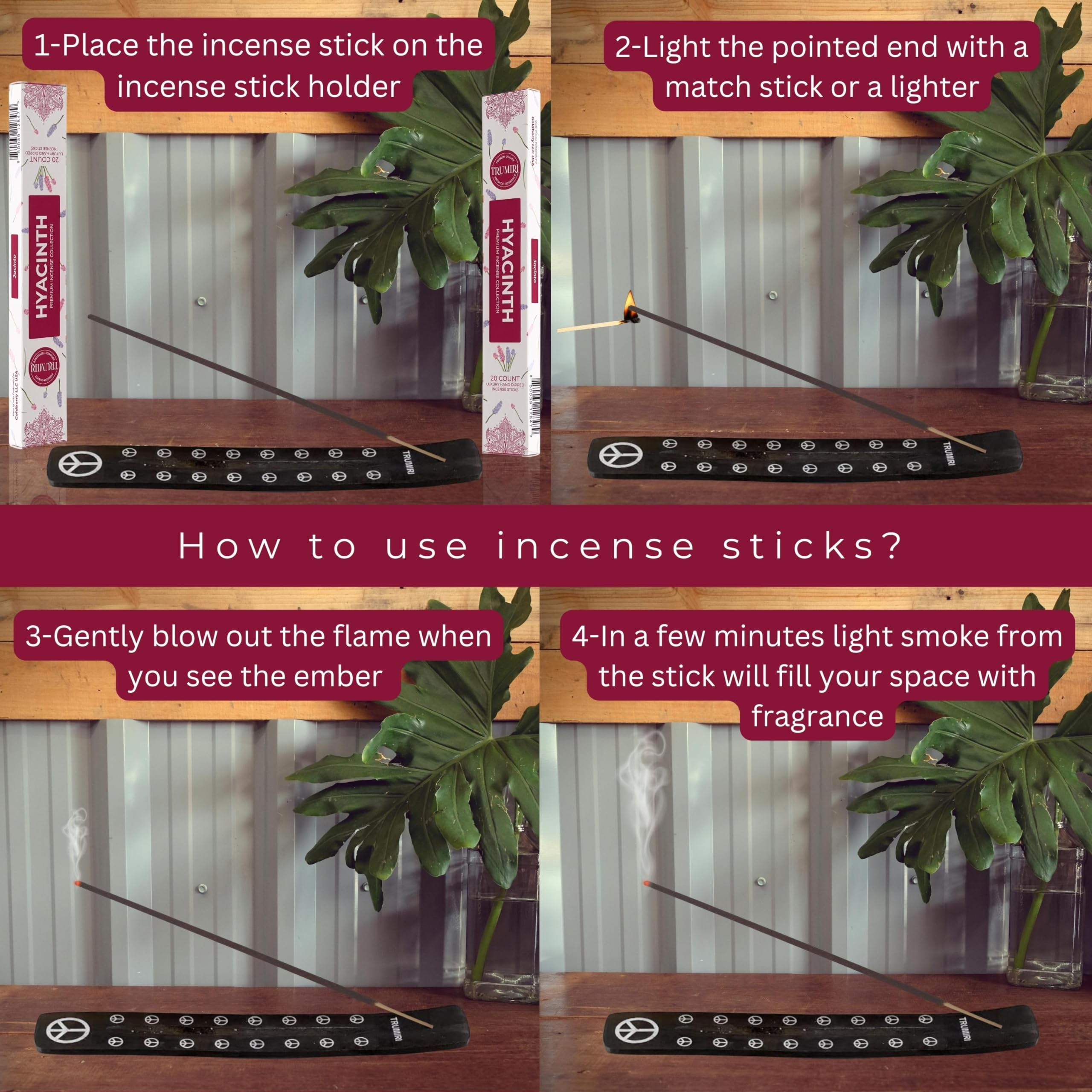 Cannabis Scented Incense Sticks - Total 40 Insence-Sticks - Dual Pack of 20 Insense - Inciensos - Inscents - Natural Non Toxic Ingredients - Incents - Incence - Inscense - Insents