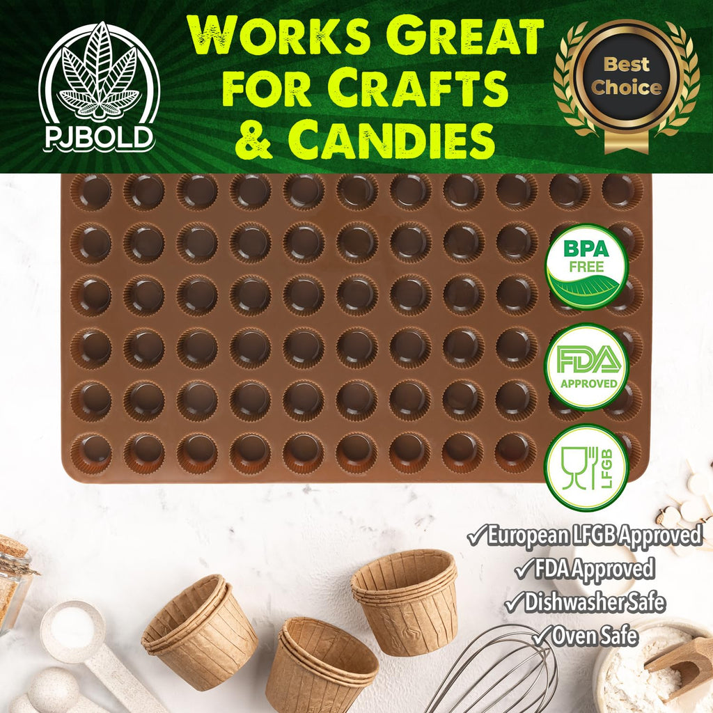 Marijuana Leaf Silicone Candy Mold - Half Sheet