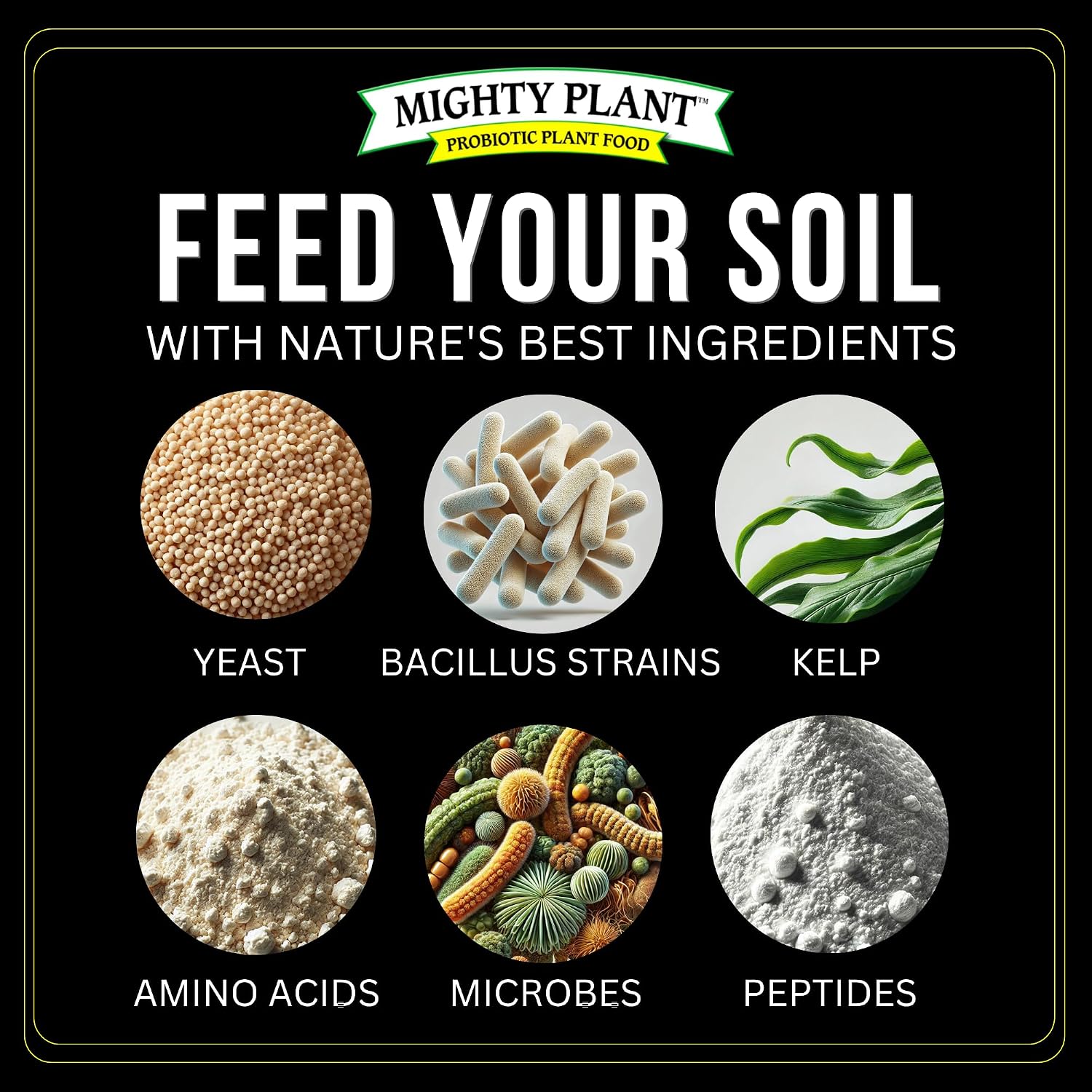 Instant Compost Tea (5 oz) – Probiotic Plant Food Bloom Booster & Yield Booster for Hydroponics & All Gardening Types | Microbial Formula Converts Amino Acids for Enhanced Growth (5, Ounces)