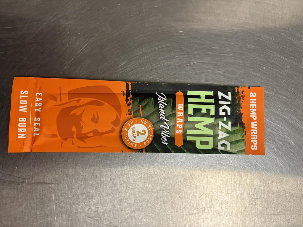 ZIG-ZAG Hemp Wraps Rolling Papers, Mellow Haze 6 pack | 2 sheets per pack, Slow Burn, Plant Based