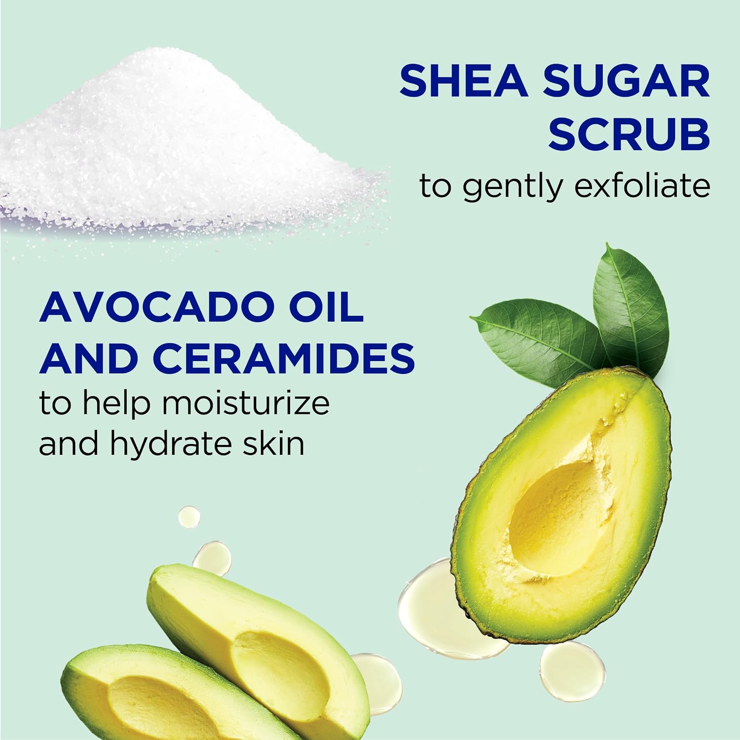 Dr Teal's Shea Sugar Body Scrub, Cannabis Sativa Hemp Seed Oil with Essential Oils, 19 oz (Pack of 3)