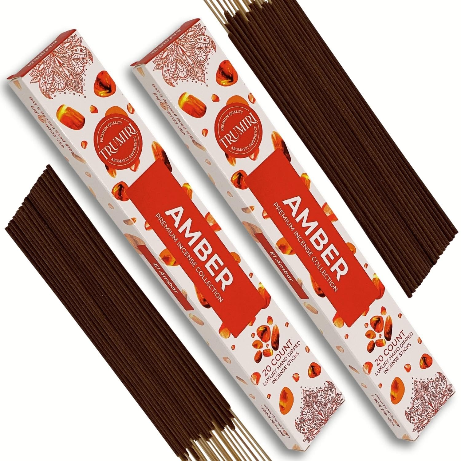 Cannabis Scented Incense Sticks - Total 40 Insence-Sticks - Dual Pack of 20 Insense - Inciensos - Inscents - Natural Non Toxic Ingredients - Incents - Incence - Inscense - Insents