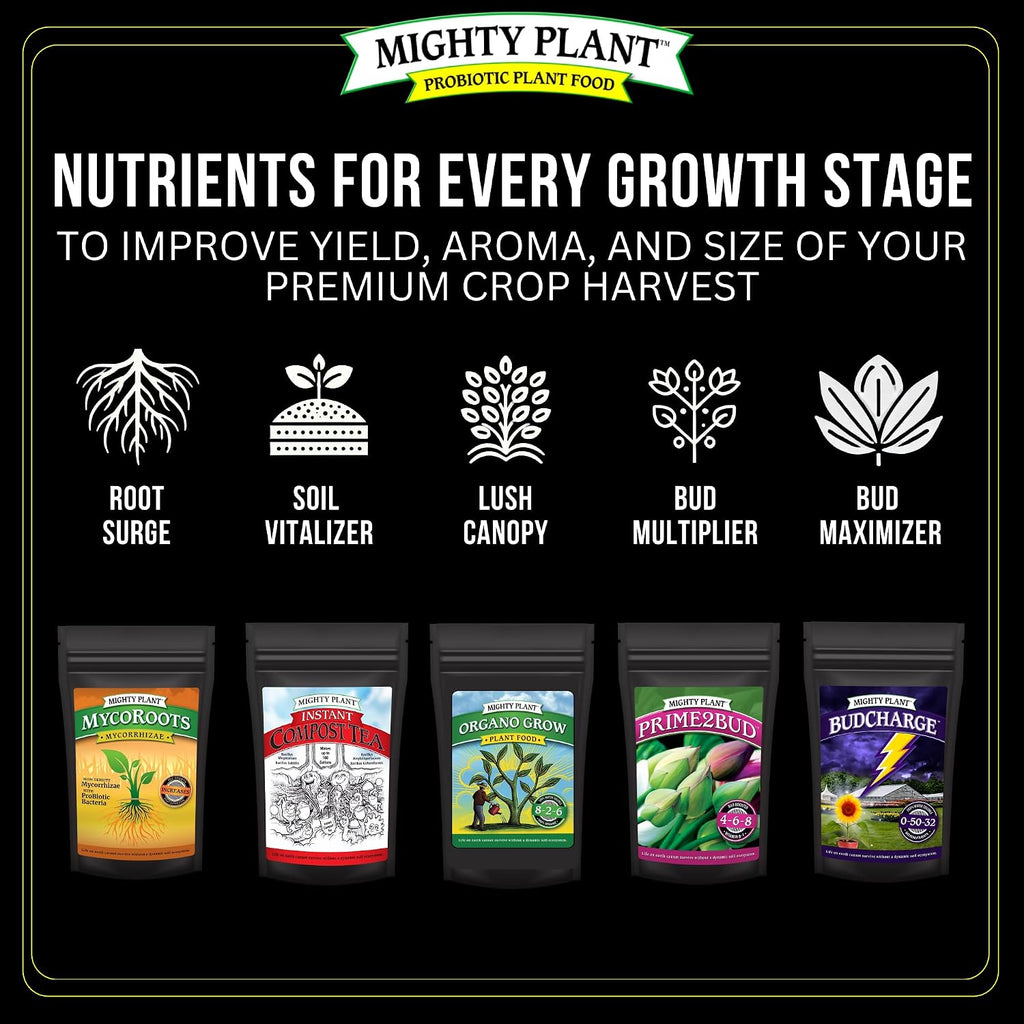 Bloom Booster Flowering Enhancer & Heavy Harvests – High-Density PK Formula – BudCharge 0-50-32 | Ideal for Fruit & Flower Production (5, Ounces)