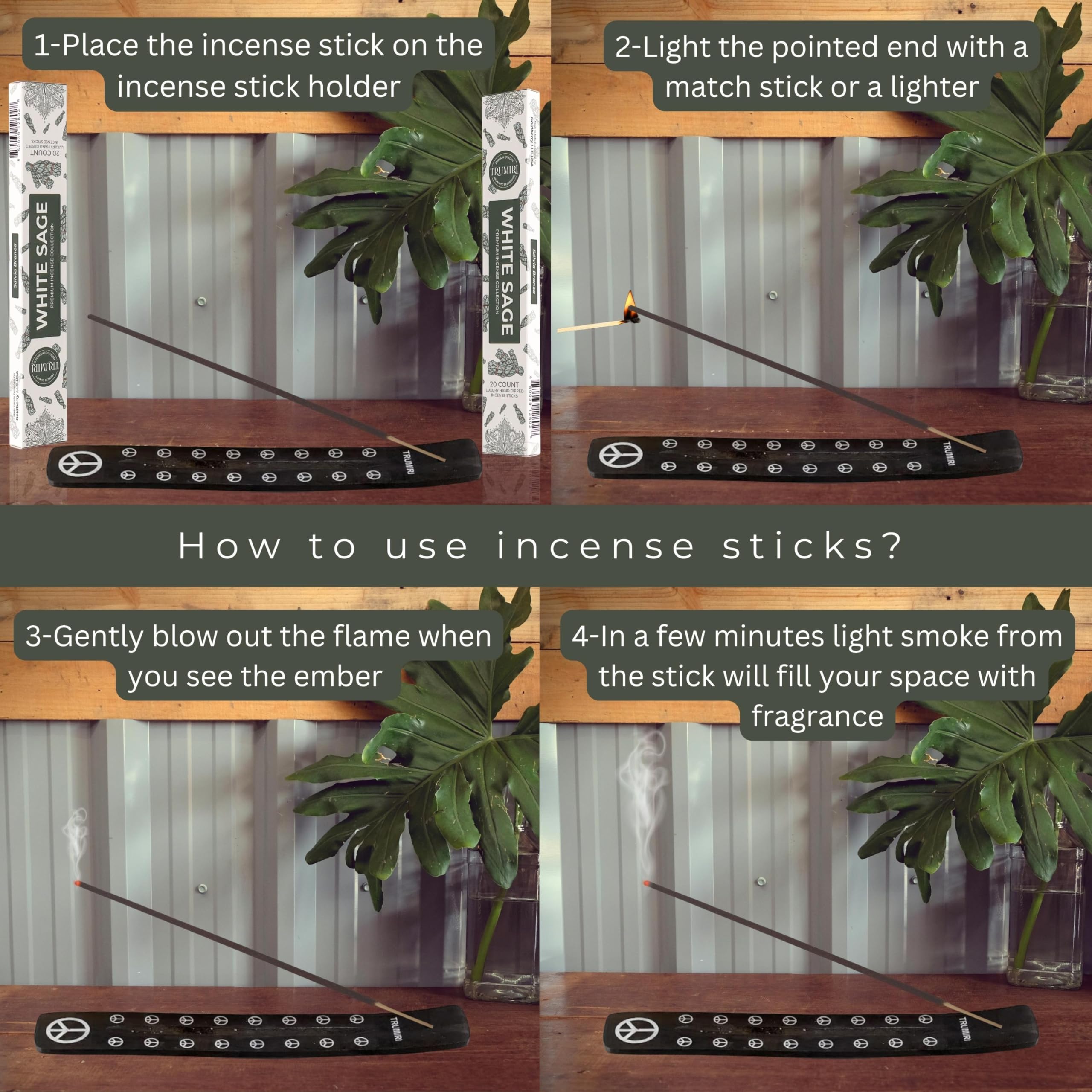 Cannabis Scented Incense Sticks - Total 40 Insence-Sticks - Dual Pack of 20 Insense - Inciensos - Inscents - Natural Non Toxic Ingredients - Incents - Incence - Inscense - Insents