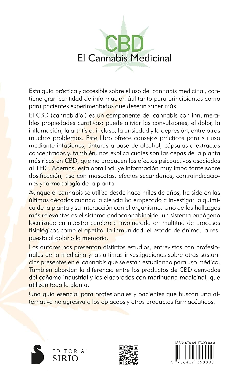 CBD. El cannabis medicinal: Guía para el paciente (Spanish Edition)