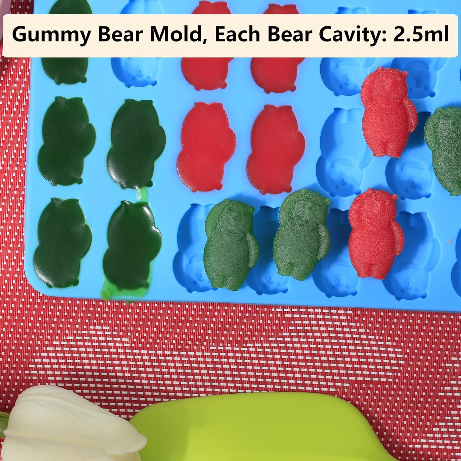 Marijuana Cannabis Hemp Leaf Silicone Molds with 70 Cavities Shaped for Pot Chocolate Candy Gummy, Flower