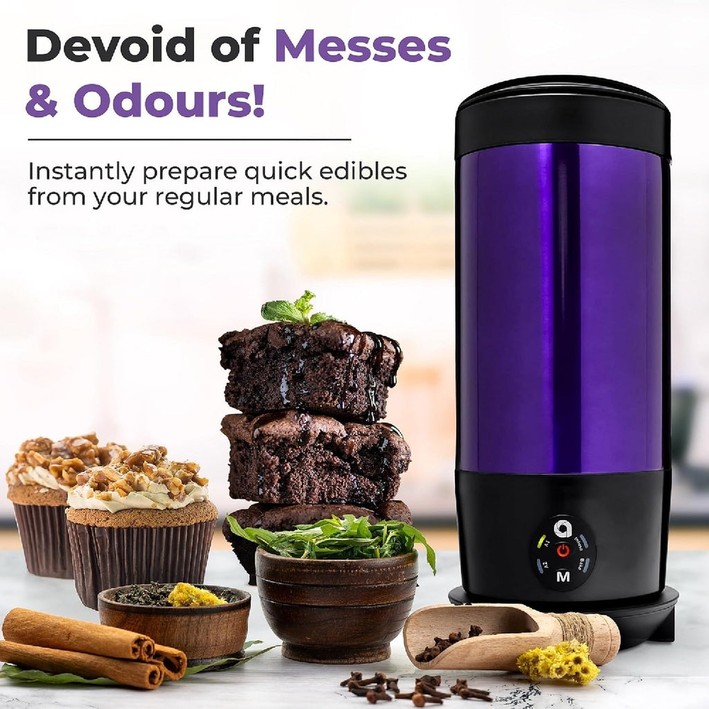 Ardent Nova Portable Decarboxylator with Decarb Canister and Silicone Lid for Odor Protection - Odorless and Easy to Use
