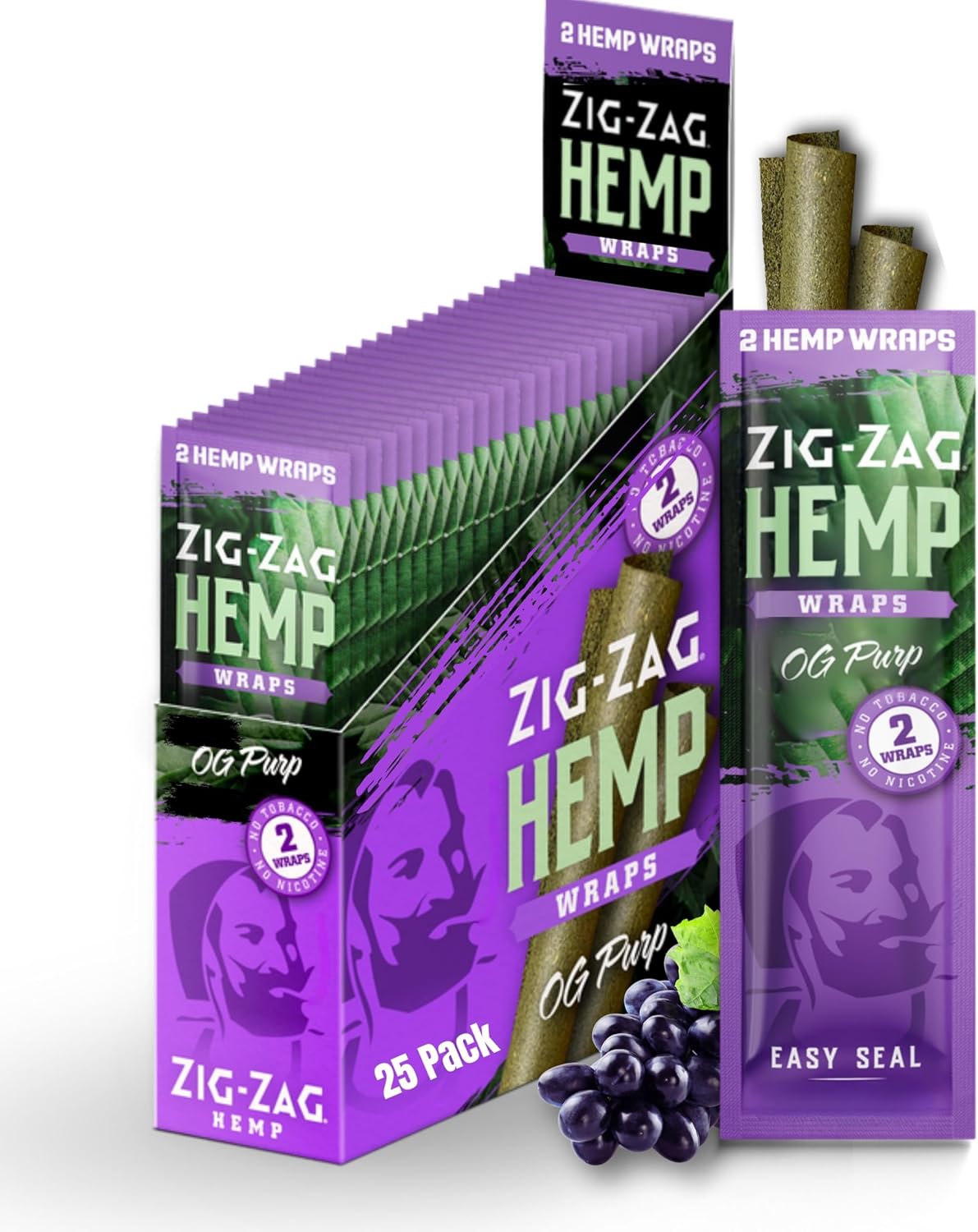 ZIG-ZAG Hemp Wraps, Summer Slice, 25-Pack