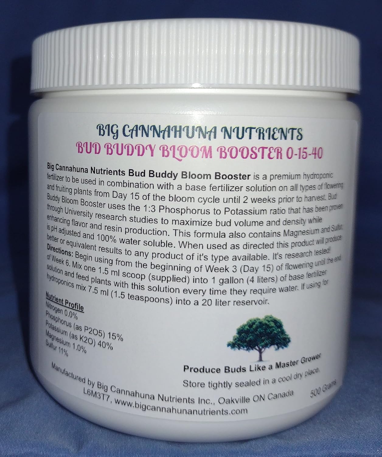 Bud Buddy Bloom Booster 250 Gram