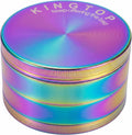 KINGTOP 3 Inch Large Grinder, Zinc Alloy Mills (Colorful)