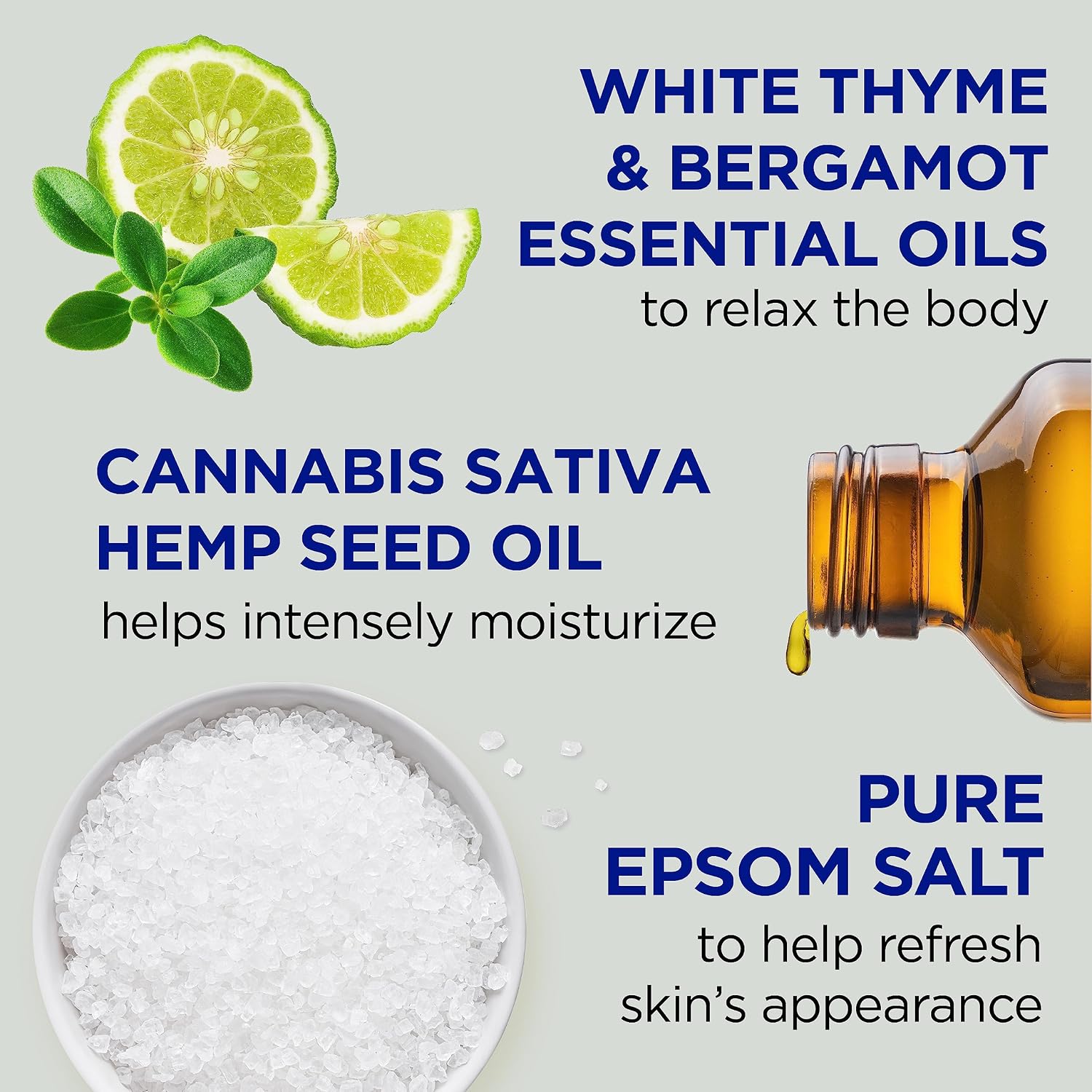 Dr Teal's Body Wash with Pure Epsom Salt, Cannabis Sativa Hemp Seed Oil, 24 fl oz (Pack of 2)