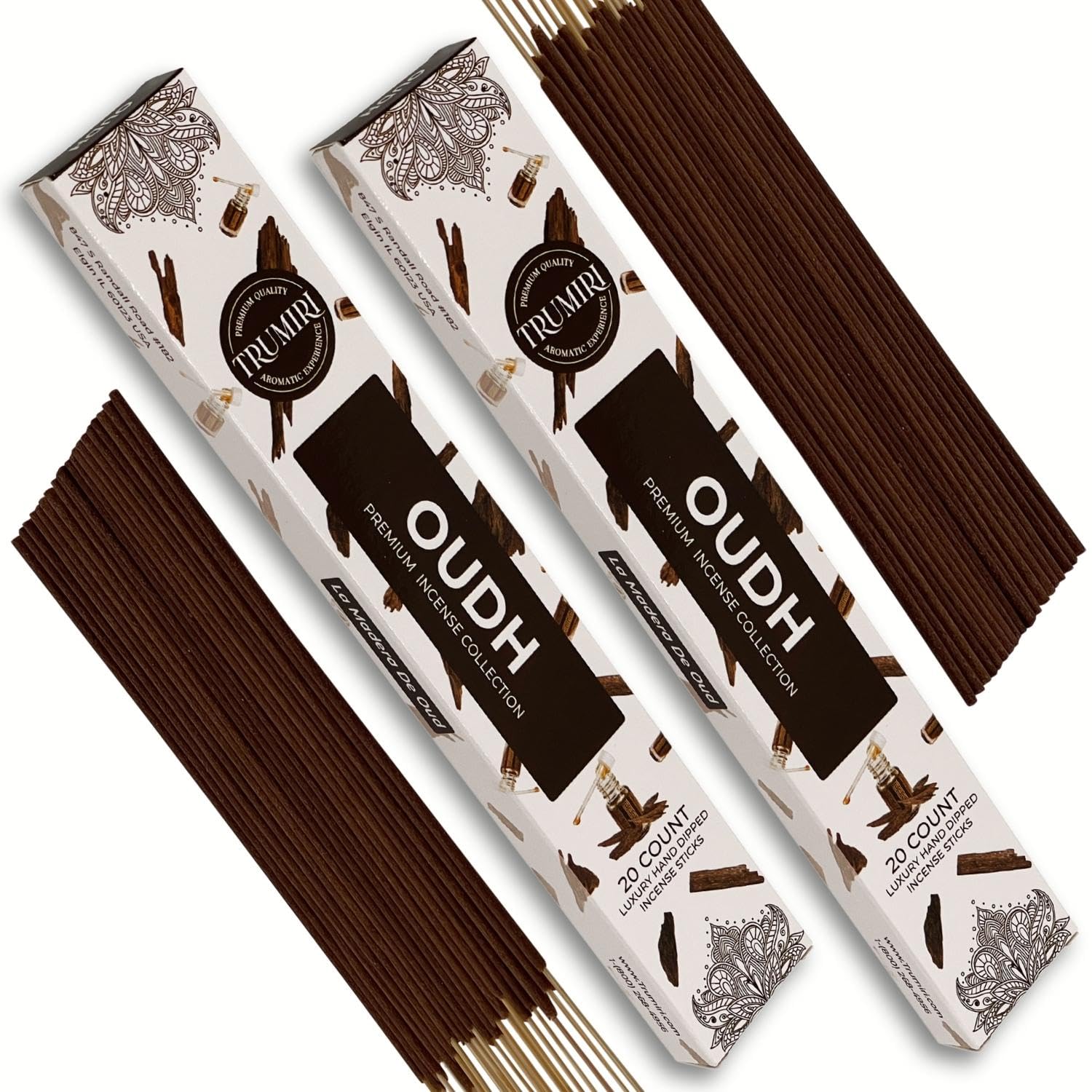 Cannabis Scented Incense Sticks - Total 40 Insence-Sticks - Dual Pack of 20 Insense - Inciensos - Inscents - Natural Non Toxic Ingredients - Incents - Incence - Inscense - Insents