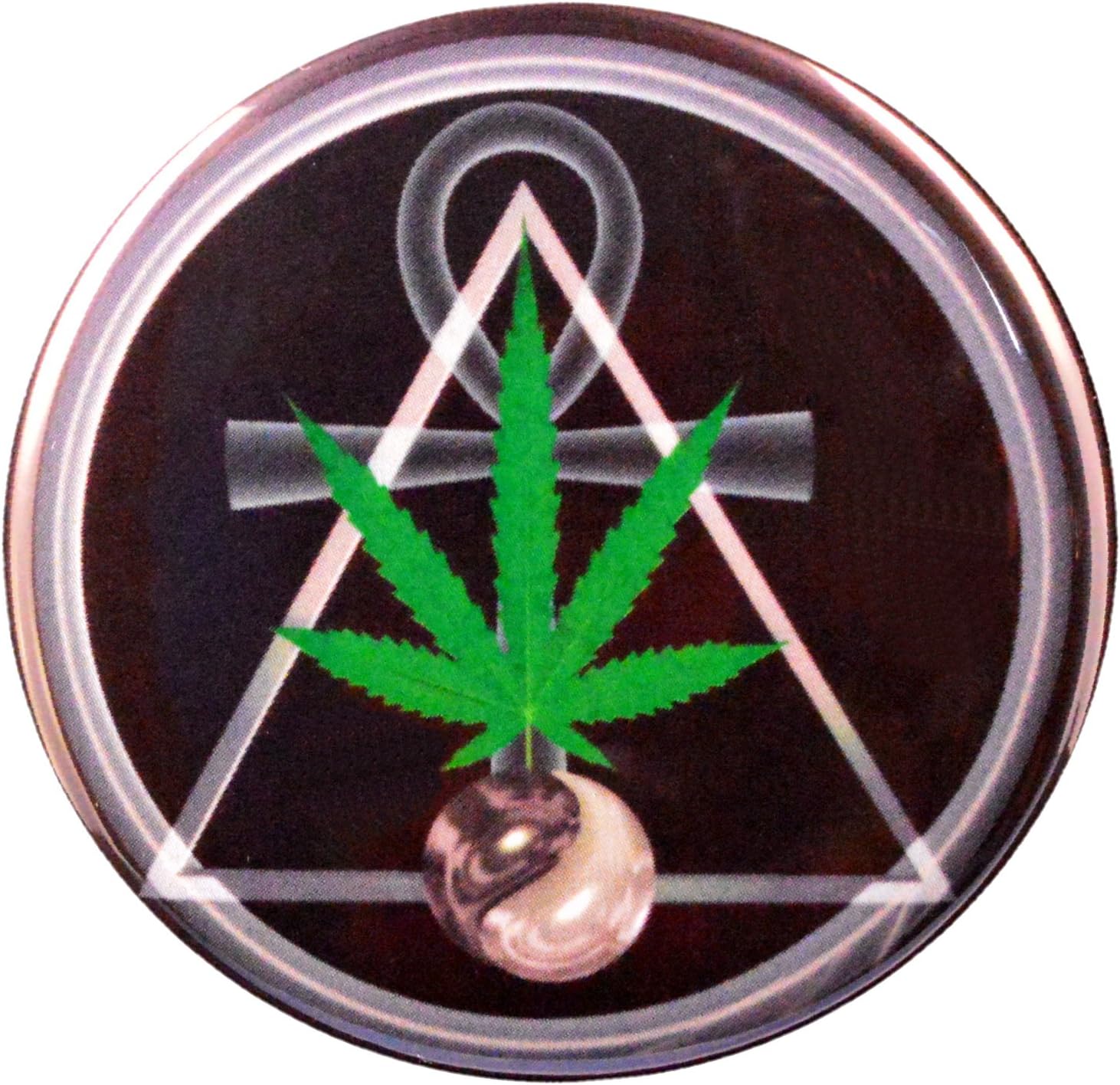 Pack-12 Medical Cannabis Magnets Classic Bundle # 2, 2.25" Diameter