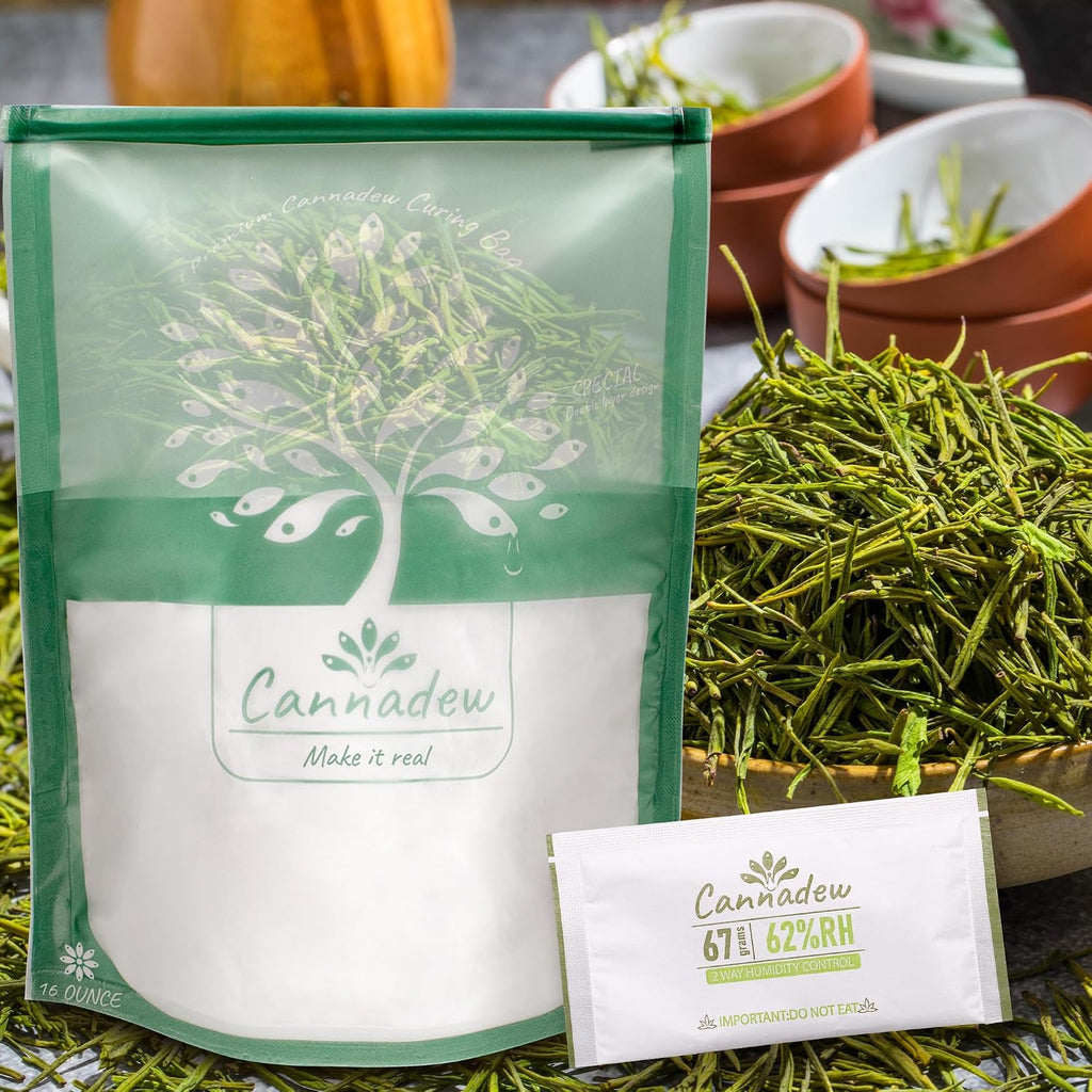62% RH, 8g (15 Pack) Cannadew Humidity Packs Two-Way Humidity Control Pack - Moisture Absorbers & Hydration Packets for Curing and Storage