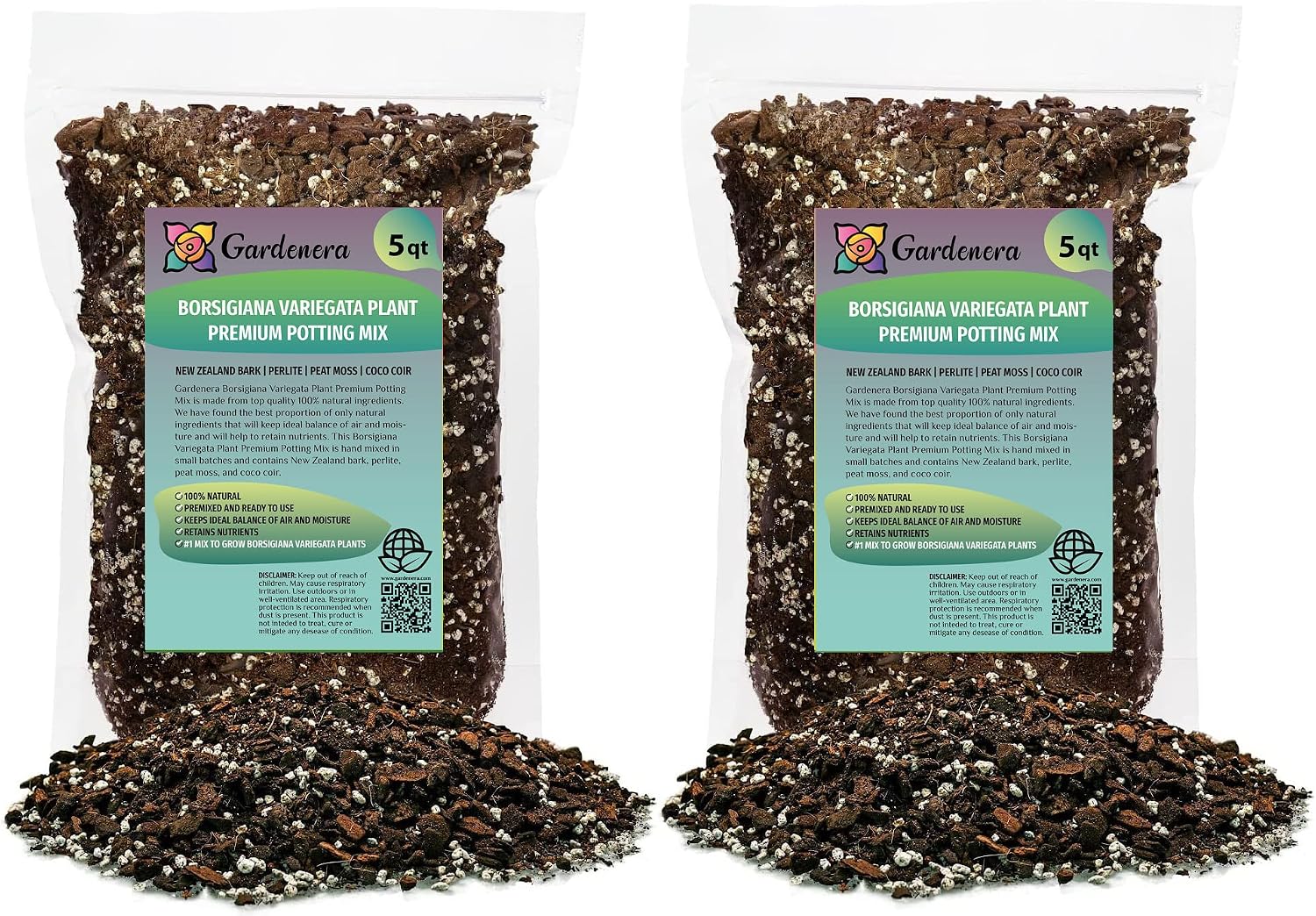 Premium JUST-ADD-Water Potting Soil Mix - Optimal Nutrient-Rich Blend for Thriving and HIGH-Yield Herbal Plants - 3 Quart
