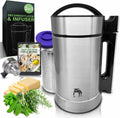 2 in 1 Decarboxylator Infuser Machine, Butter Maker, Oil Infuser EdiWhip | Easy Butter Decarboxylation & infusions Maker, Herb Extractor, Includes Recipe eBook