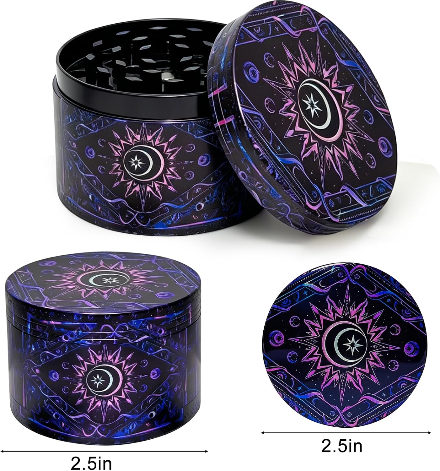 2.5 Inch Boho Grinder Kitchen Help Grinder