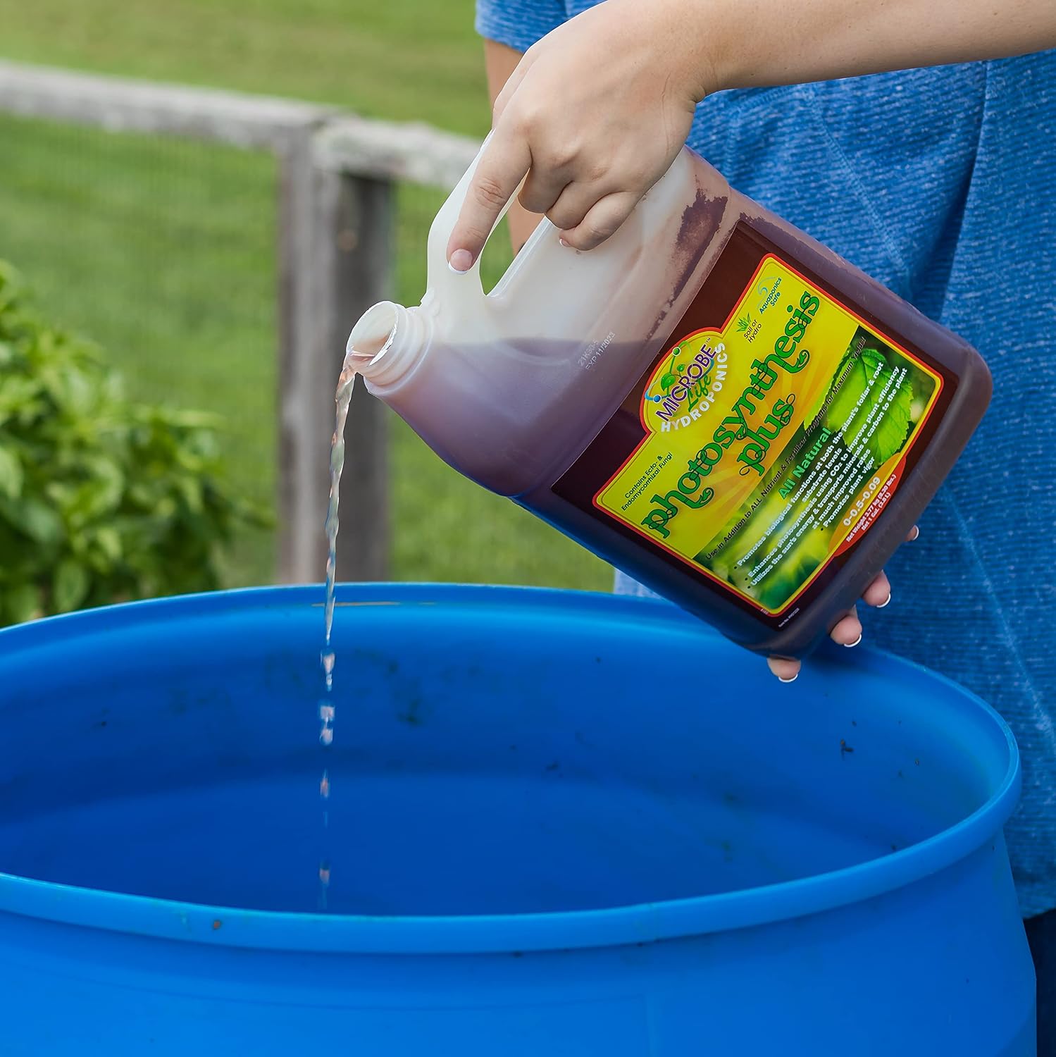 Microbe Life Hydroponics Premium Photosynthesis Plus to Grow Fruits, Vegetables, and Herbs, The Best Professional Big Bud Grow, Use with Any Feeding Systems Including Hydroponics or Soil, 16 Ounces