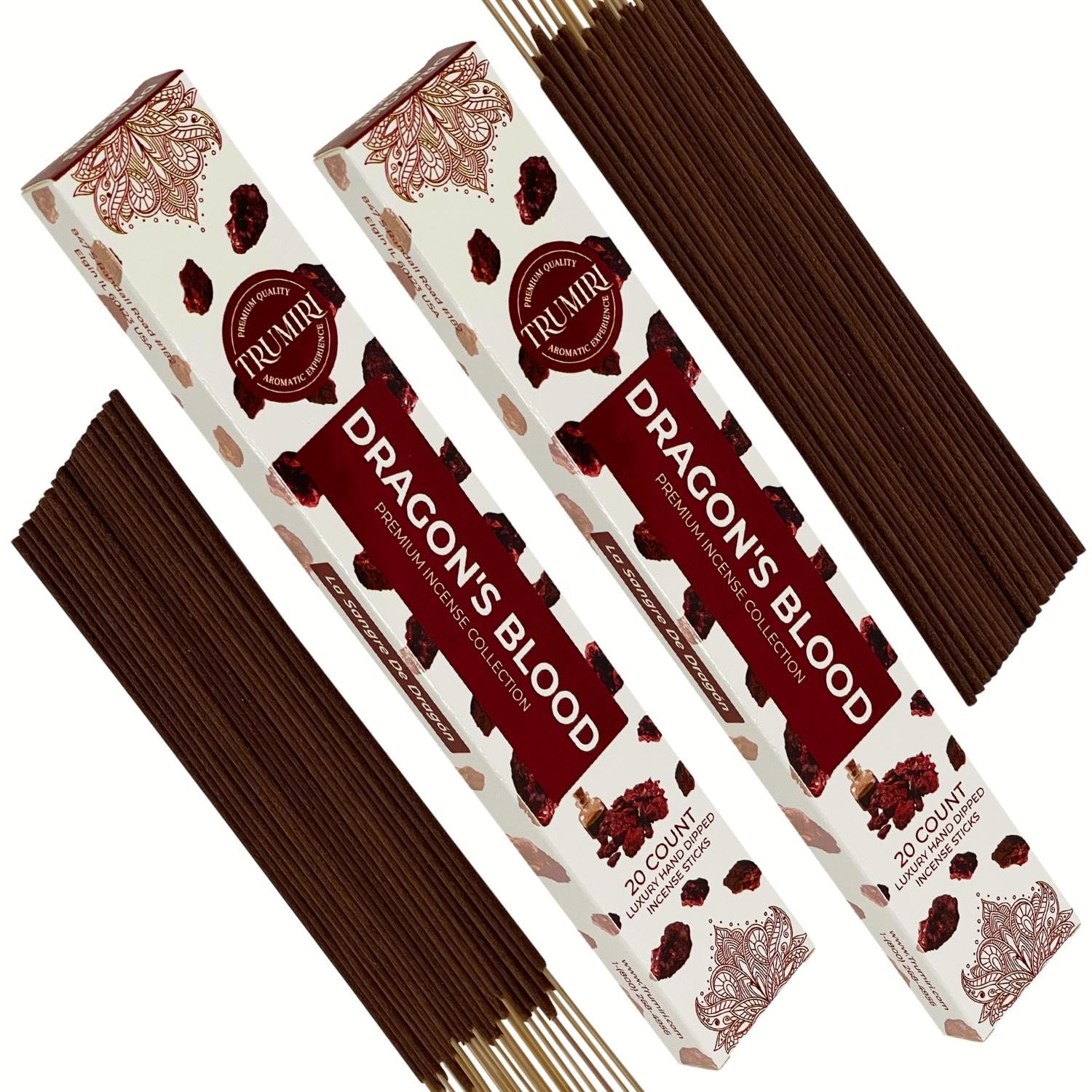 Cannabis Scented Incense Sticks - Total 40 Insence-Sticks - Dual Pack of 20 Insense - Inciensos - Inscents - Natural Non Toxic Ingredients - Incents - Incence - Inscense - Insents
