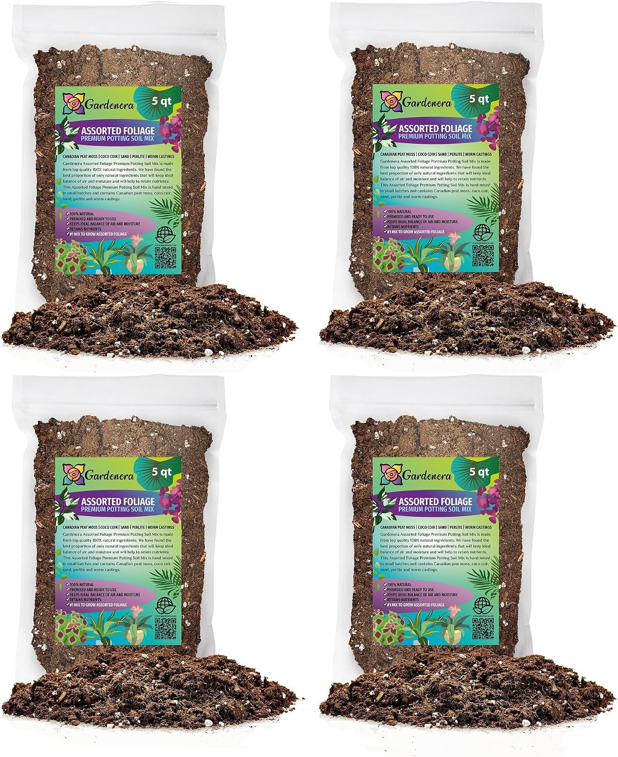 Premium JUST-ADD-Water Potting Soil Mix - Optimal Nutrient-Rich Blend for Thriving and HIGH-Yield Herbal Plants - 3 Quart