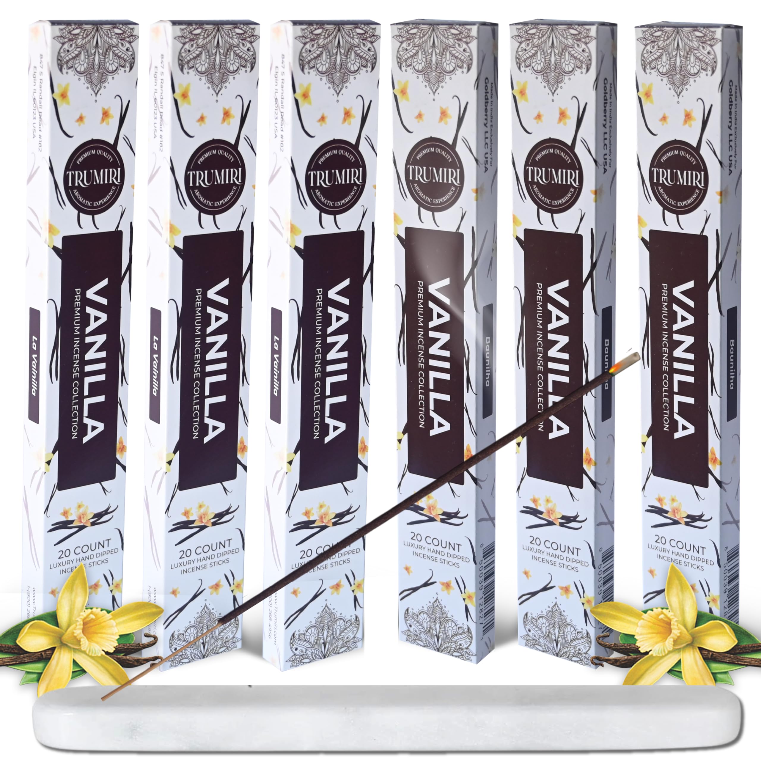 Cannabis Scented Incense Sticks - Total 40 Insence-Sticks - Dual Pack of 20 Insense - Inciensos - Inscents - Natural Non Toxic Ingredients - Incents - Incence - Inscense - Insents
