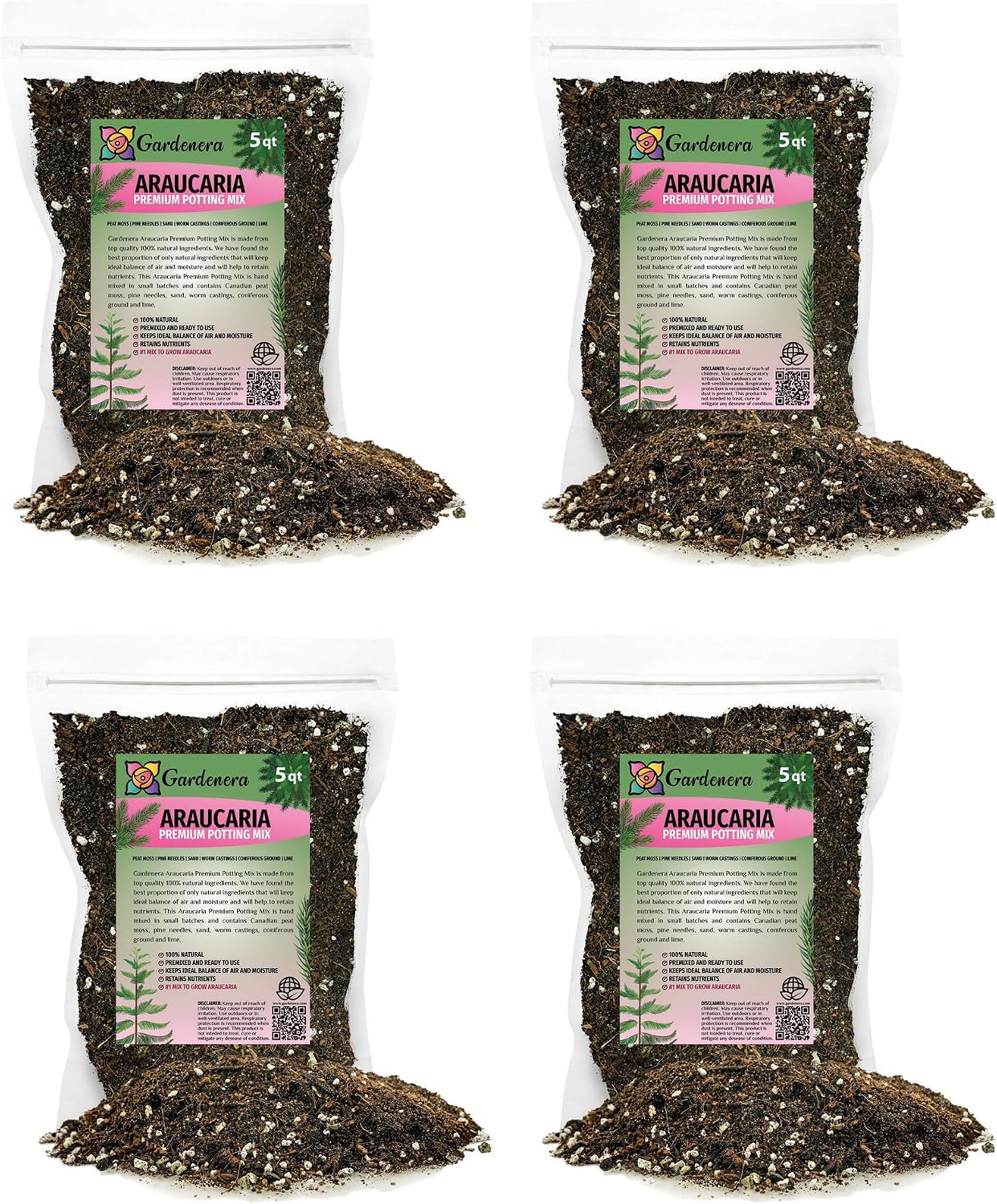 Premium JUST-ADD-Water Potting Soil Mix - Optimal Nutrient-Rich Blend for Thriving and HIGH-Yield Herbal Plants - 3 Quart
