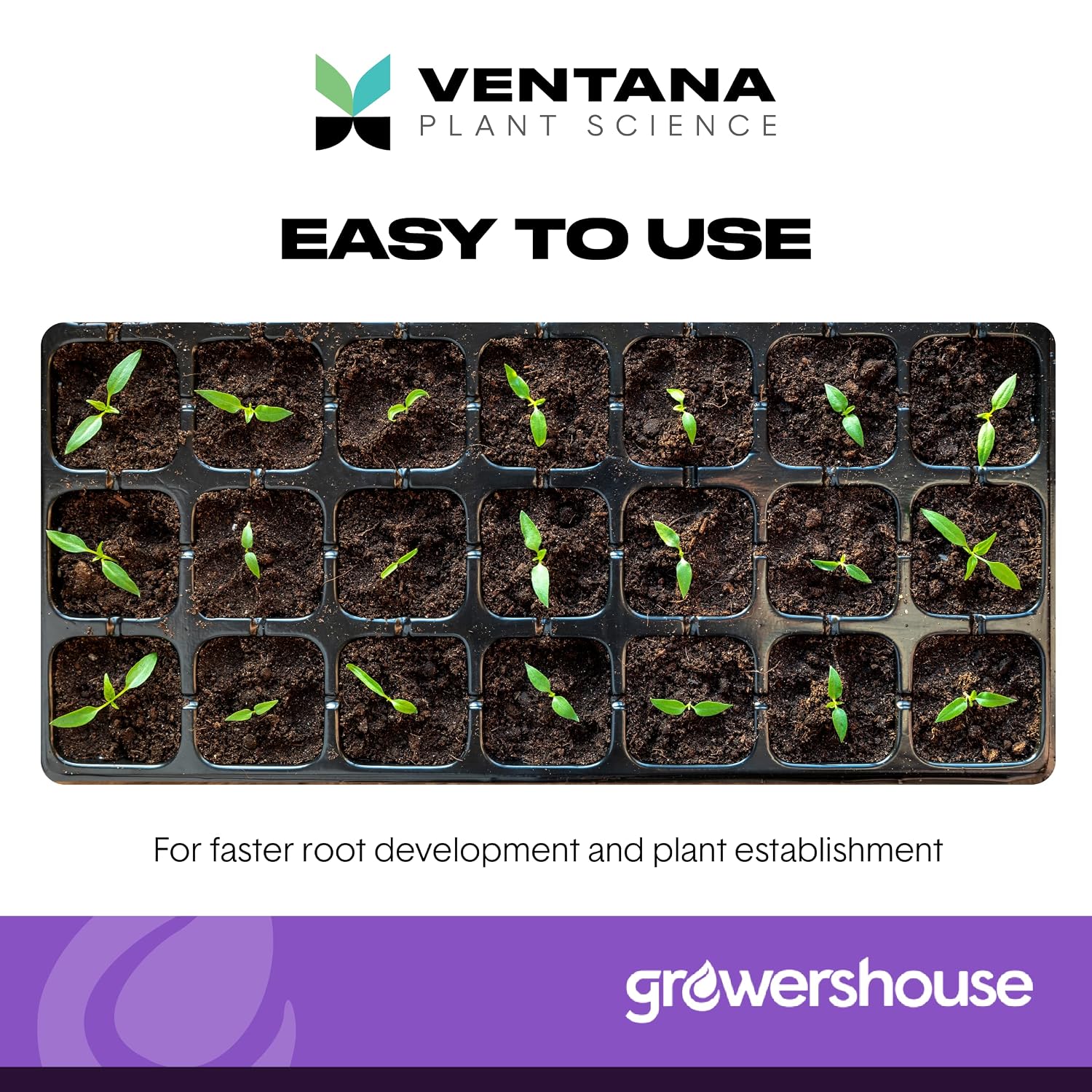 VPS OrganiPlug Hydroponic Seed Starter Plugs, 100 Pack, Rapid Root Planting Pods for Seedling, Clone, Cutting, Promotes Plant, Flower, Vegetable Growth w/Organic Soil Ingredients, Fits Standard Tray