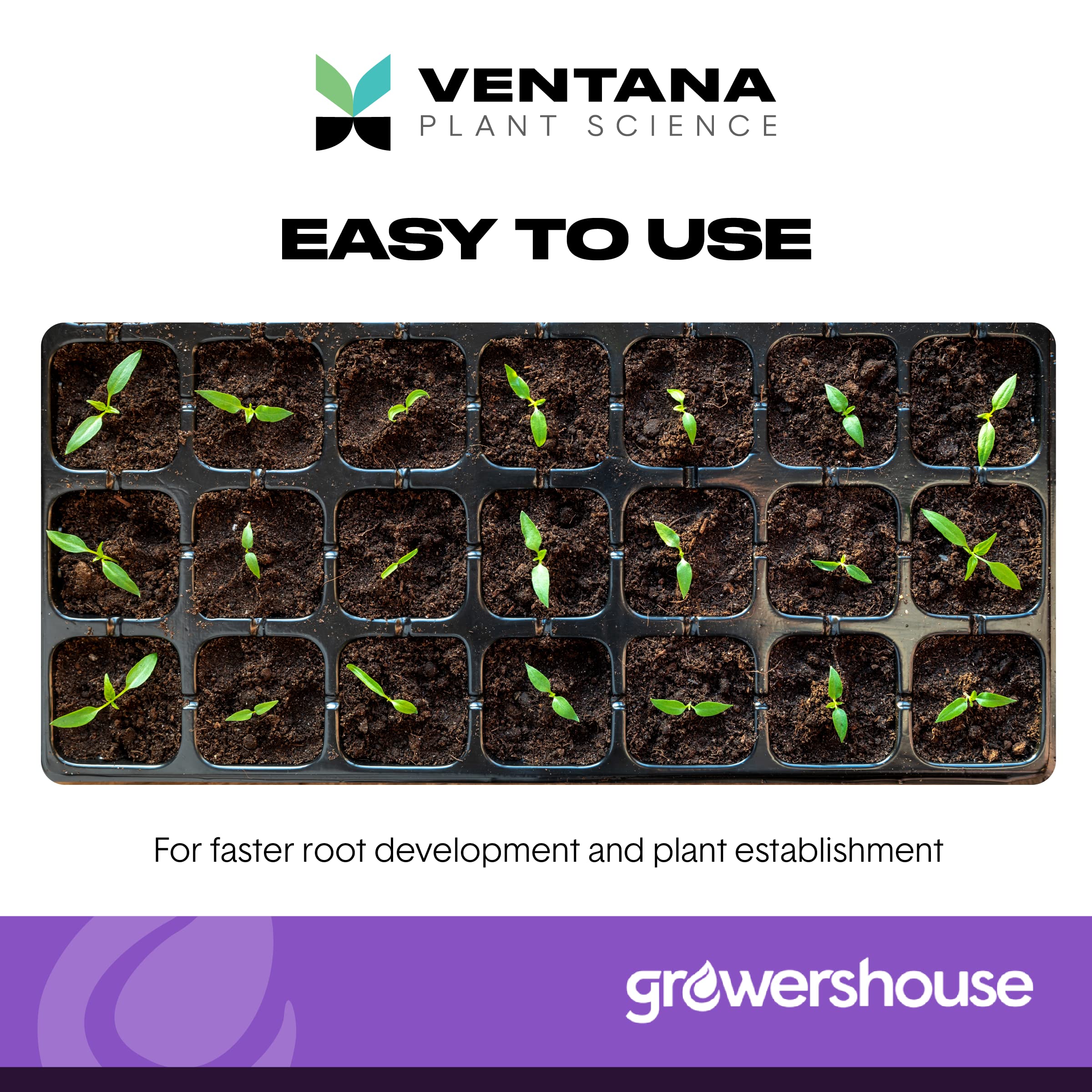 VPS OrganiPlug Hydroponic Seed Starter Plugs, 100 Pack, Rapid Root Planting Pods for Seedling, Clone, Cutting, Promotes Plant, Flower, Vegetable Growth w/Organic Soil Ingredients, Fits Standard Tray