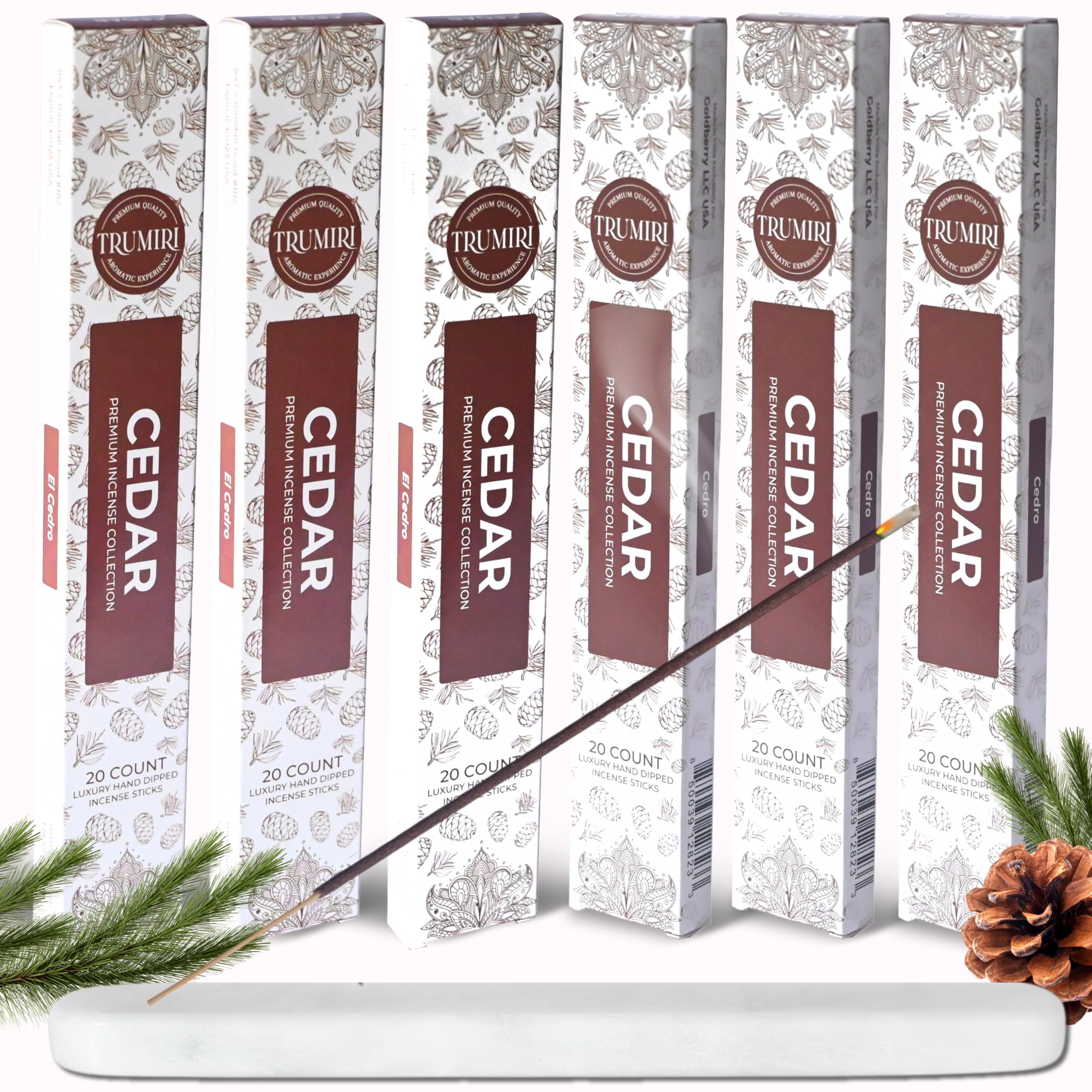 Cannabis Scented Incense Sticks - Total 40 Insence-Sticks - Dual Pack of 20 Insense - Inciensos - Inscents - Natural Non Toxic Ingredients - Incents - Incence - Inscense - Insents