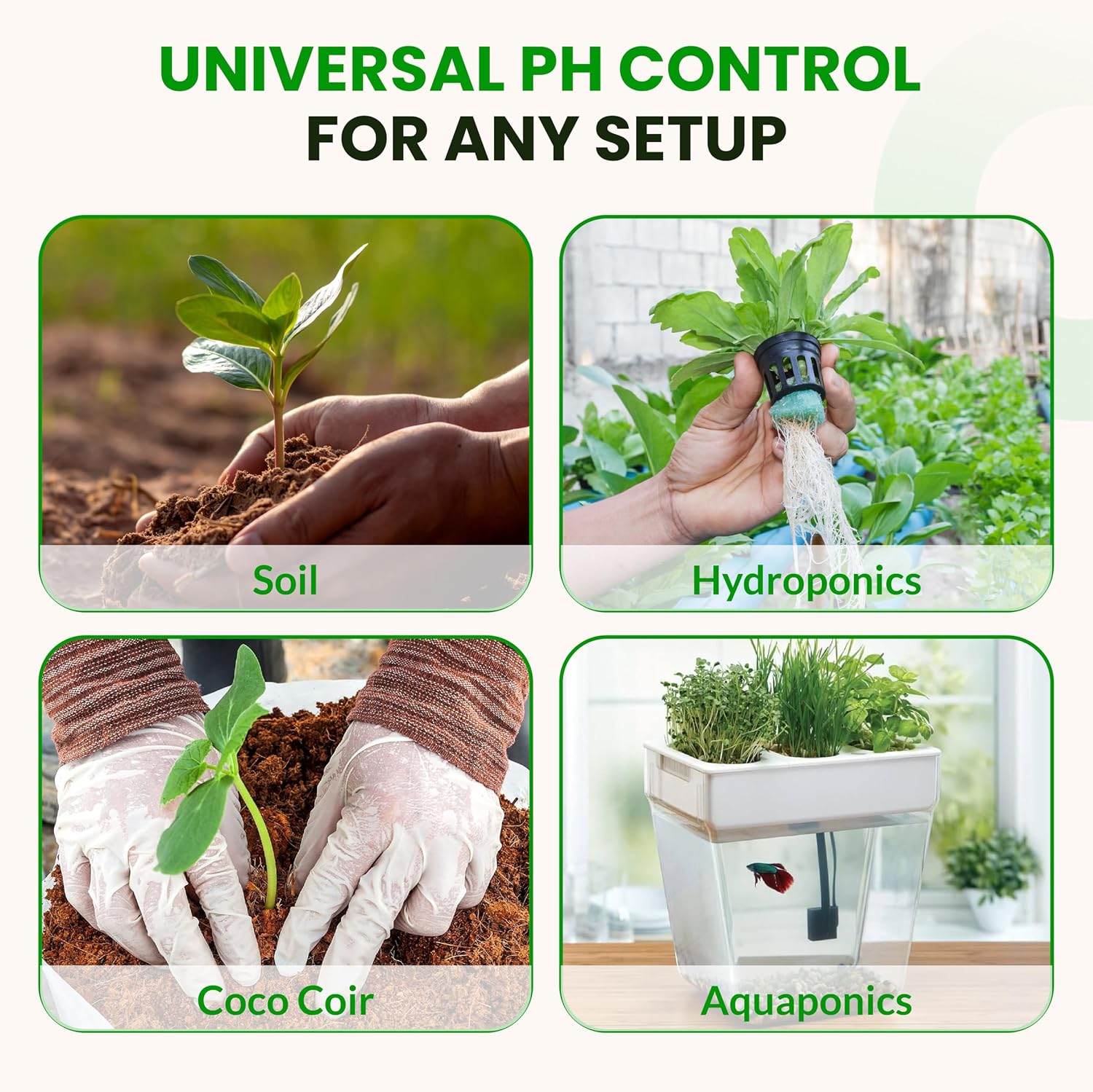 Humboldts Secret pH Up and pH Down Control Kit | Liquid Nutrient Solution Balancer for Plants | for Soil, Hydroponic, Coco, and DWC Systems | Supports Nutrient Absorption and Growth | 8 Ounce