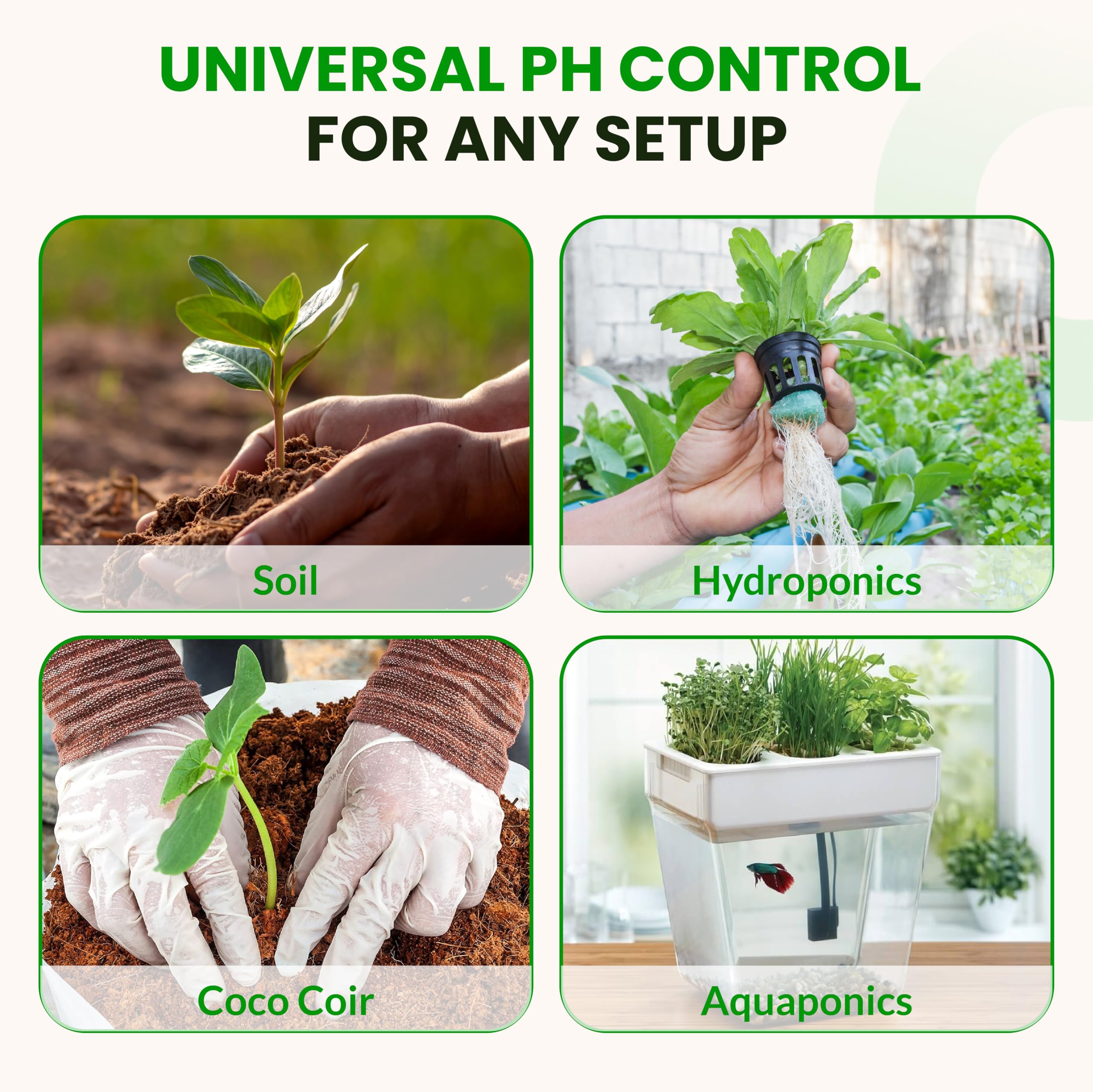 Humboldts Secret pH Up and pH Down Control Kit | Liquid Nutrient Solution Balancer for Plants | for Soil, Hydroponic, Coco, and DWC Systems | Supports Nutrient Absorption and Growth | 8 Ounce