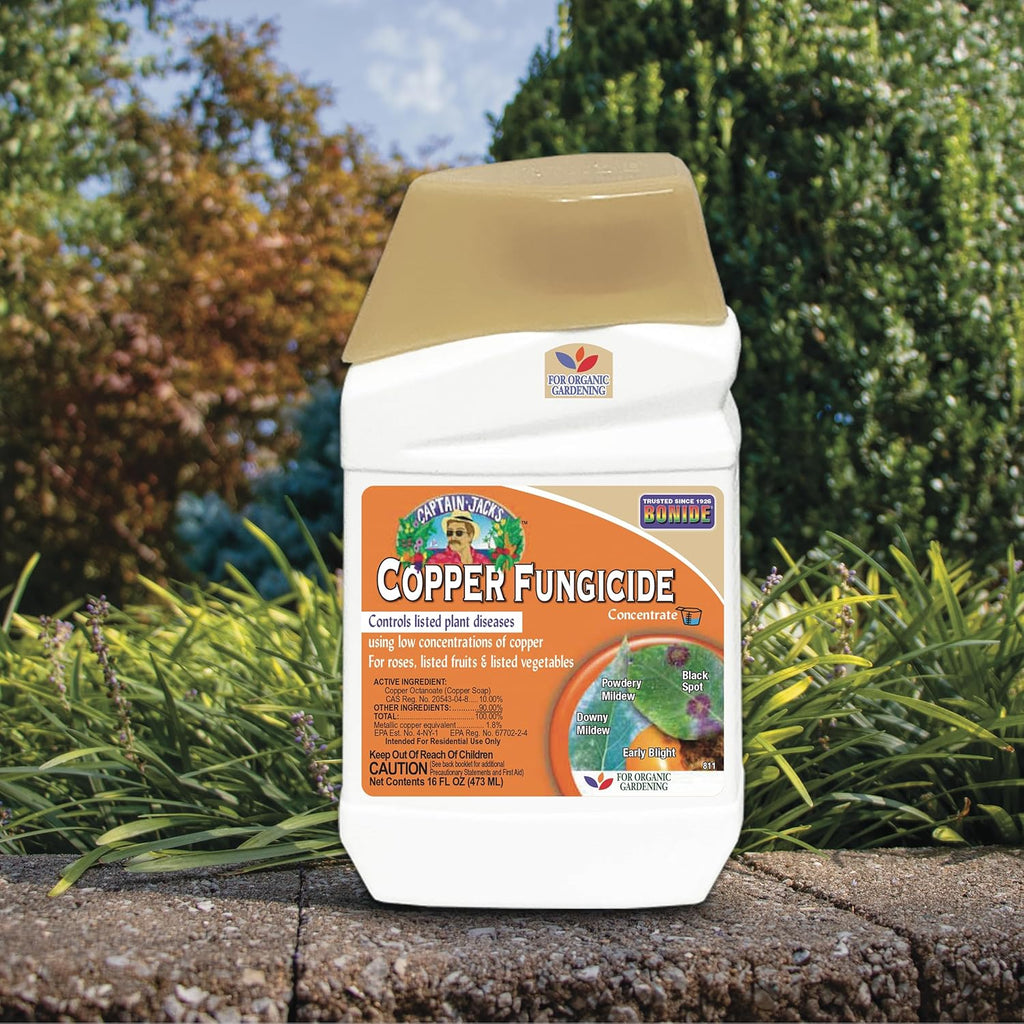 Bonide Captain Jack Copper Fungicide 16 oz Concentrated Plant Disease Control Solution for Organic Gardening | Plant Disease Control Solution, For Organic Gardening