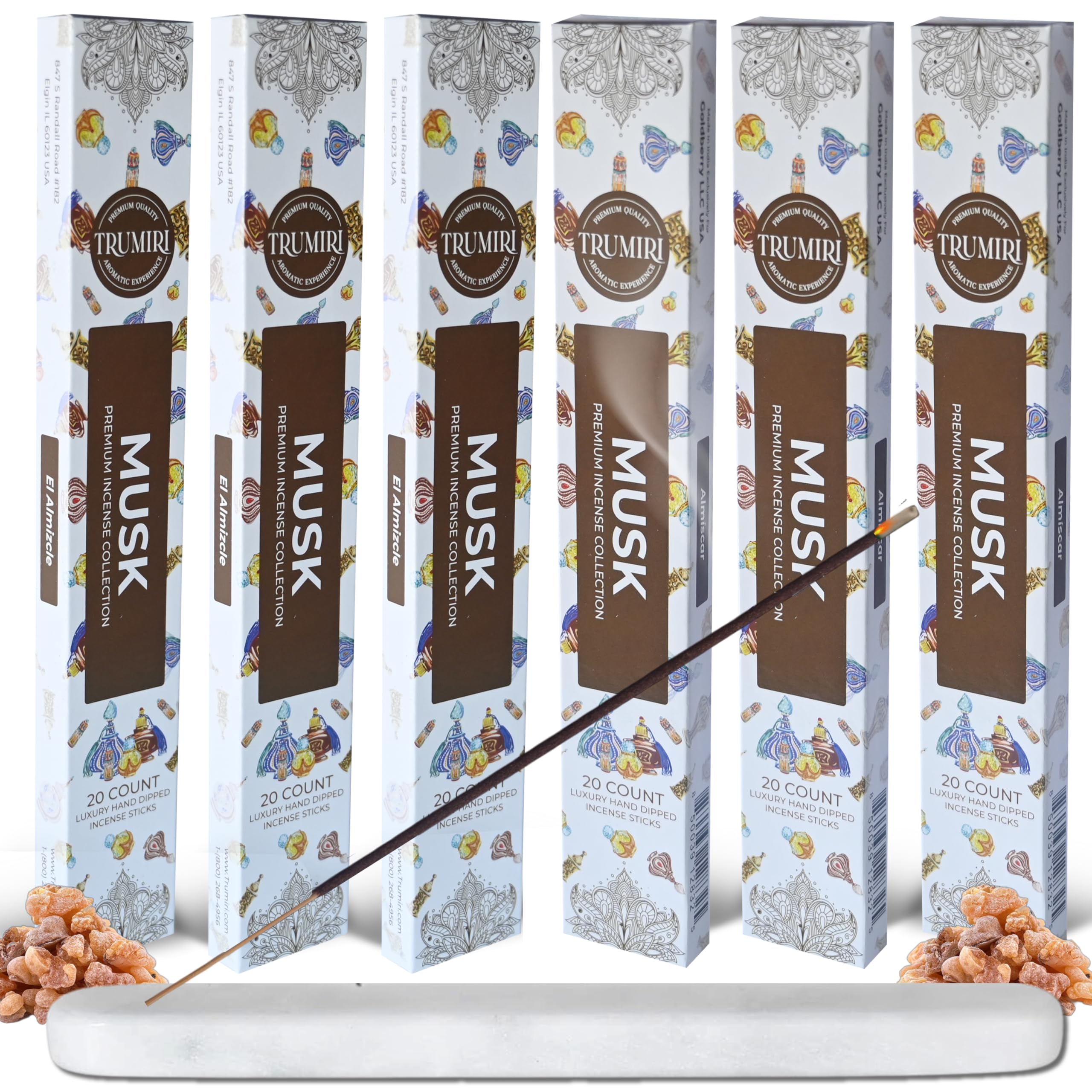 Cannabis Scented Incense Sticks - Total 40 Insence-Sticks - Dual Pack of 20 Insense - Inciensos - Inscents - Natural Non Toxic Ingredients - Incents - Incence - Inscense - Insents